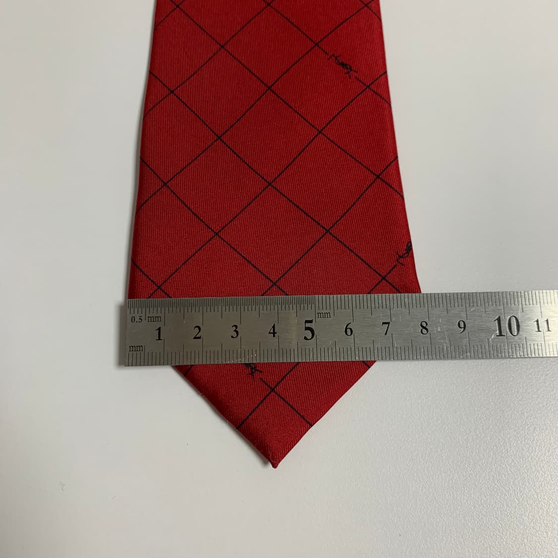 입생로랑(YSL) 모노그램 로고플레이 명품 실크넥타이 A+등급 상품이미지10