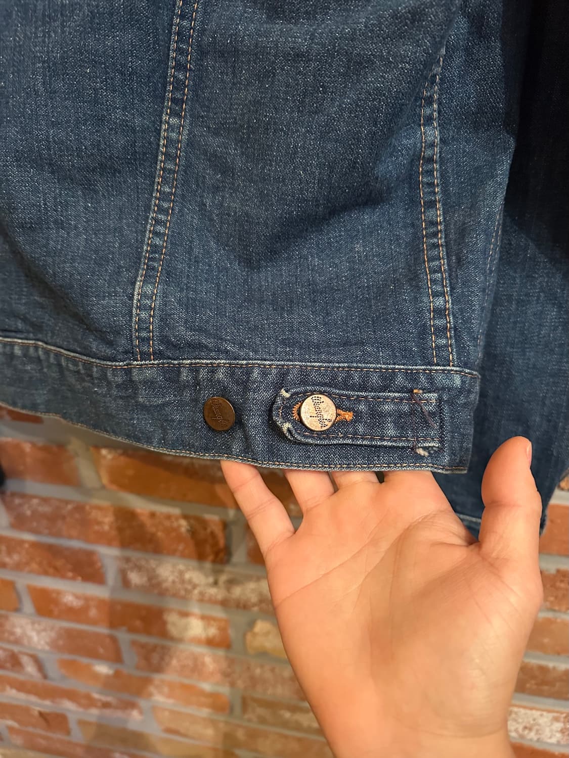 70s USA 빈티지 랭글러 126MJ 데님 자켓 상품이미지7