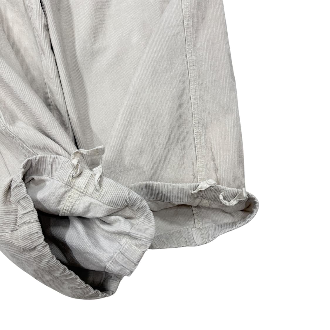 라이프워크 코듀로이 베이직 와이드 카고팬츠 아이보리 FREE 상품이미지4