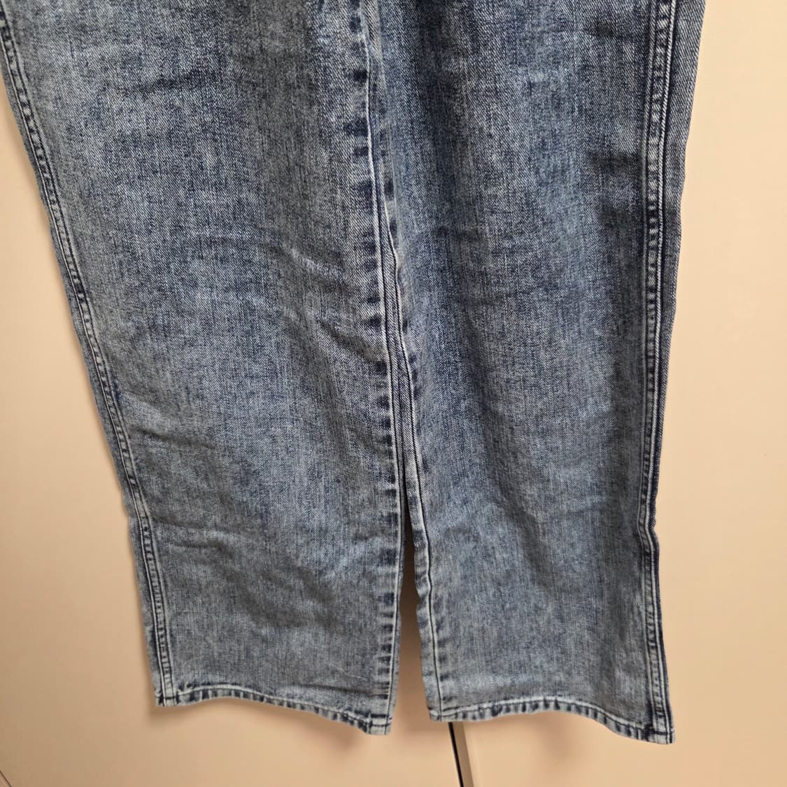 Edwin 카펜터 데님 오버롤 청바지 30-31 상품이미지5