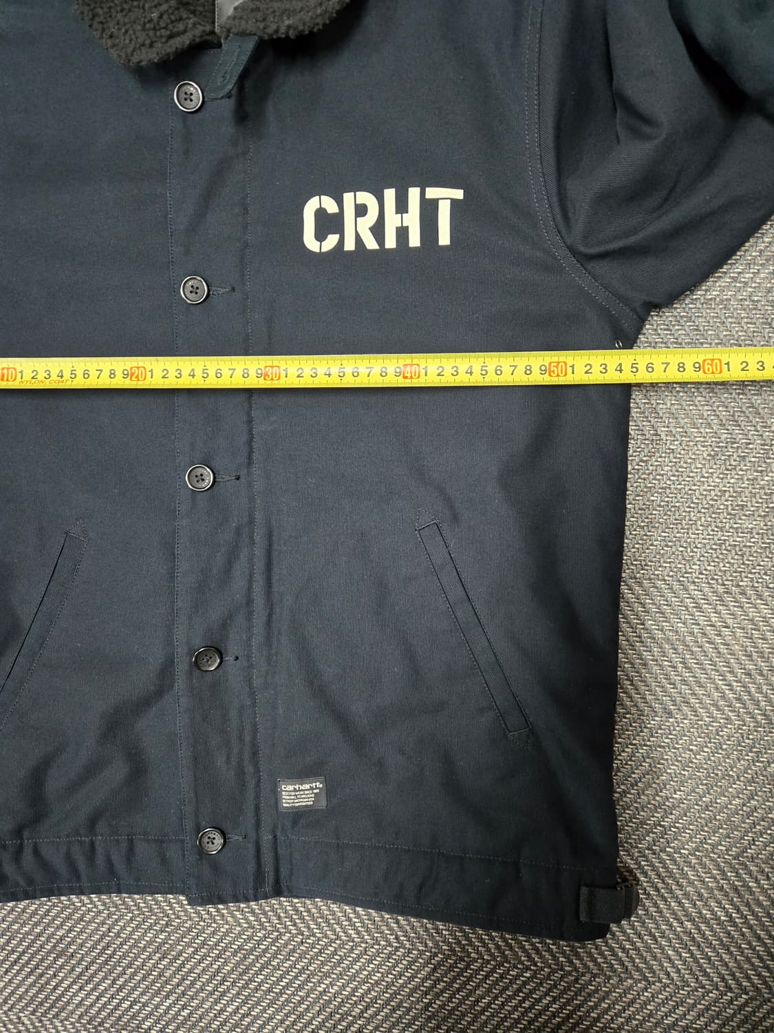 칼하트 CRHT 네이비 코치 점퍼  워크덱 자켓 상품이미지7