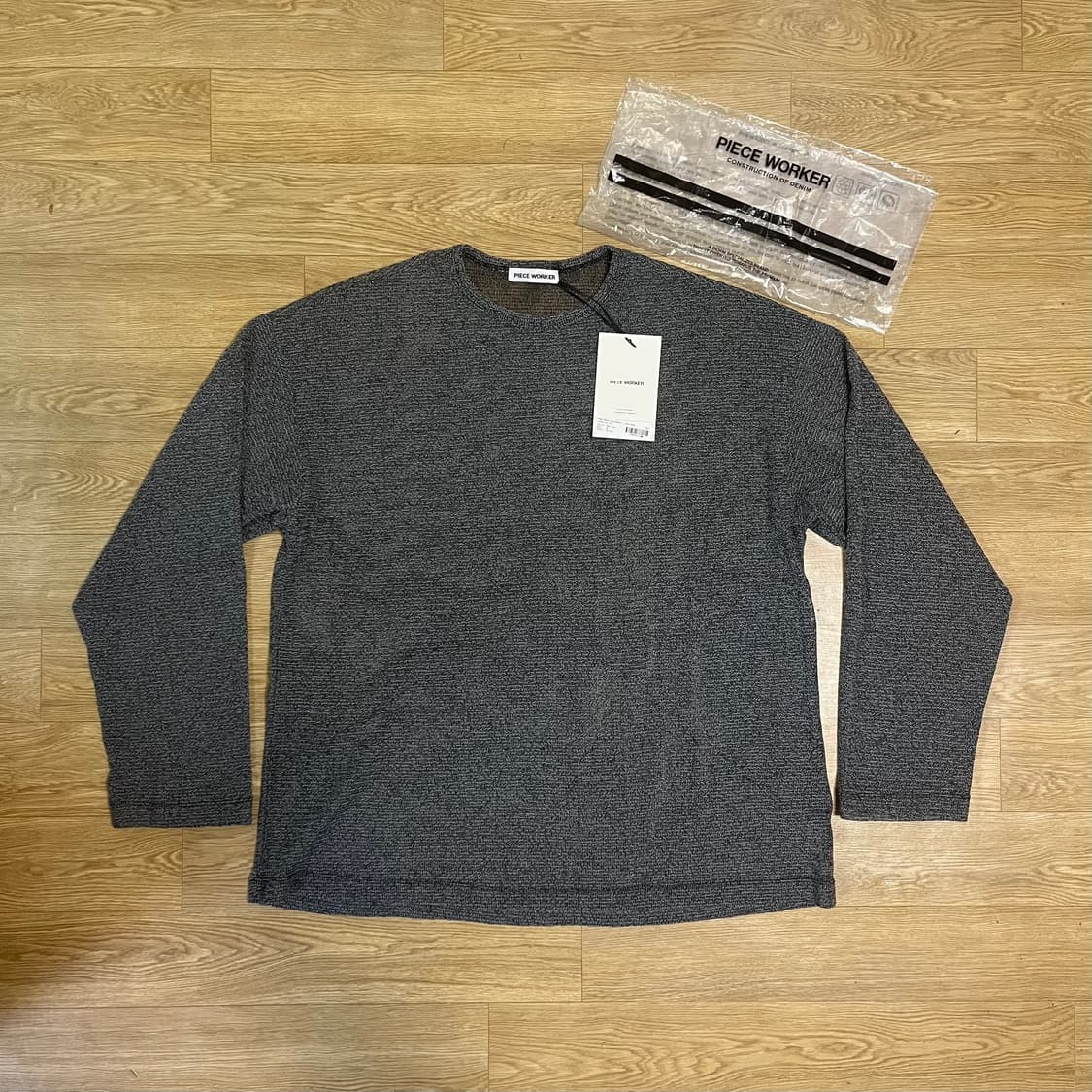 새상품) 피스워커 시스루 긴팔티 Plain Mesh Long Sleeve 상품이미지2