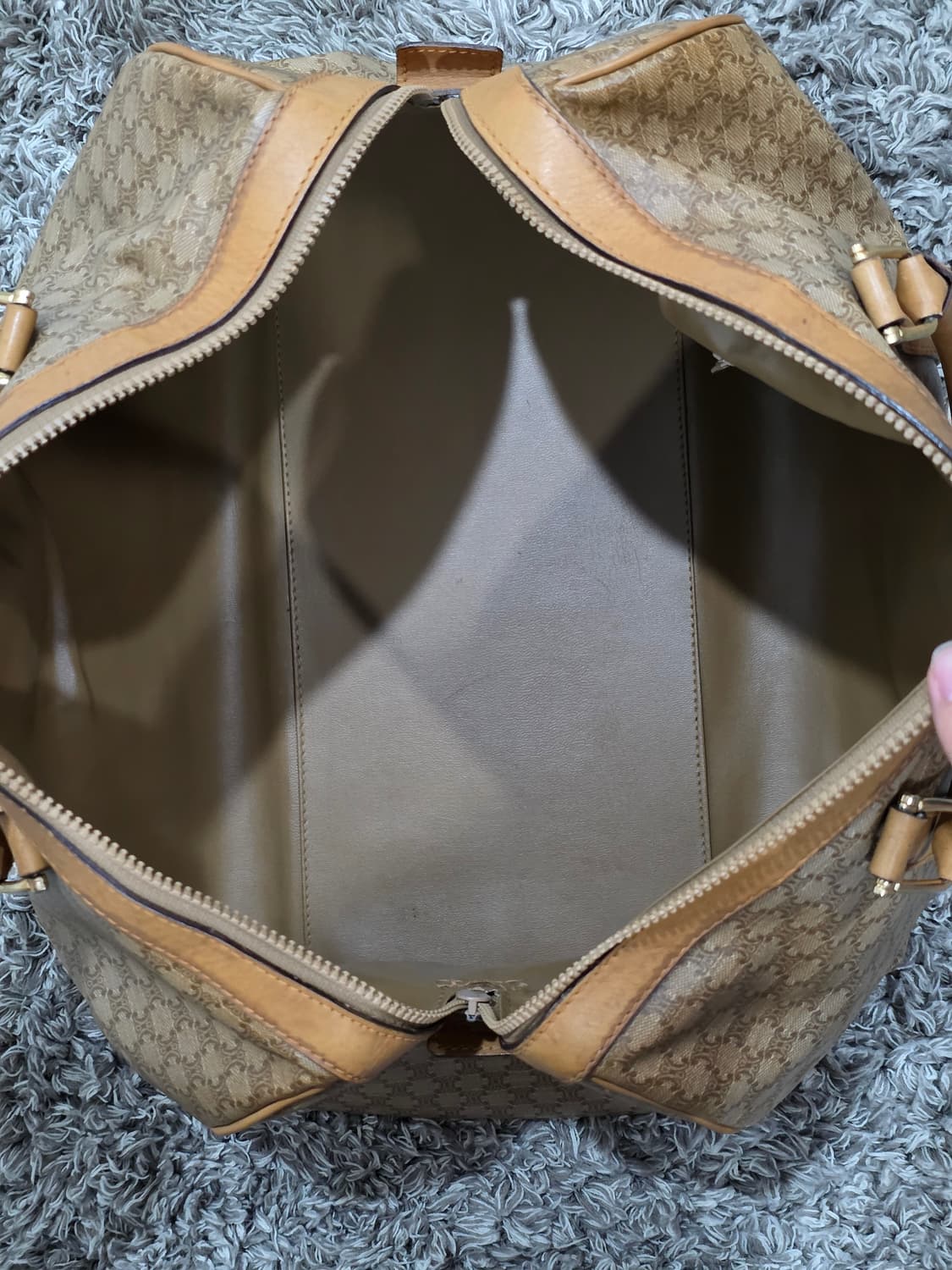 셀린느 CELINE 빈티지 트리오페 마카담 보스턴백 40 상품이미지10