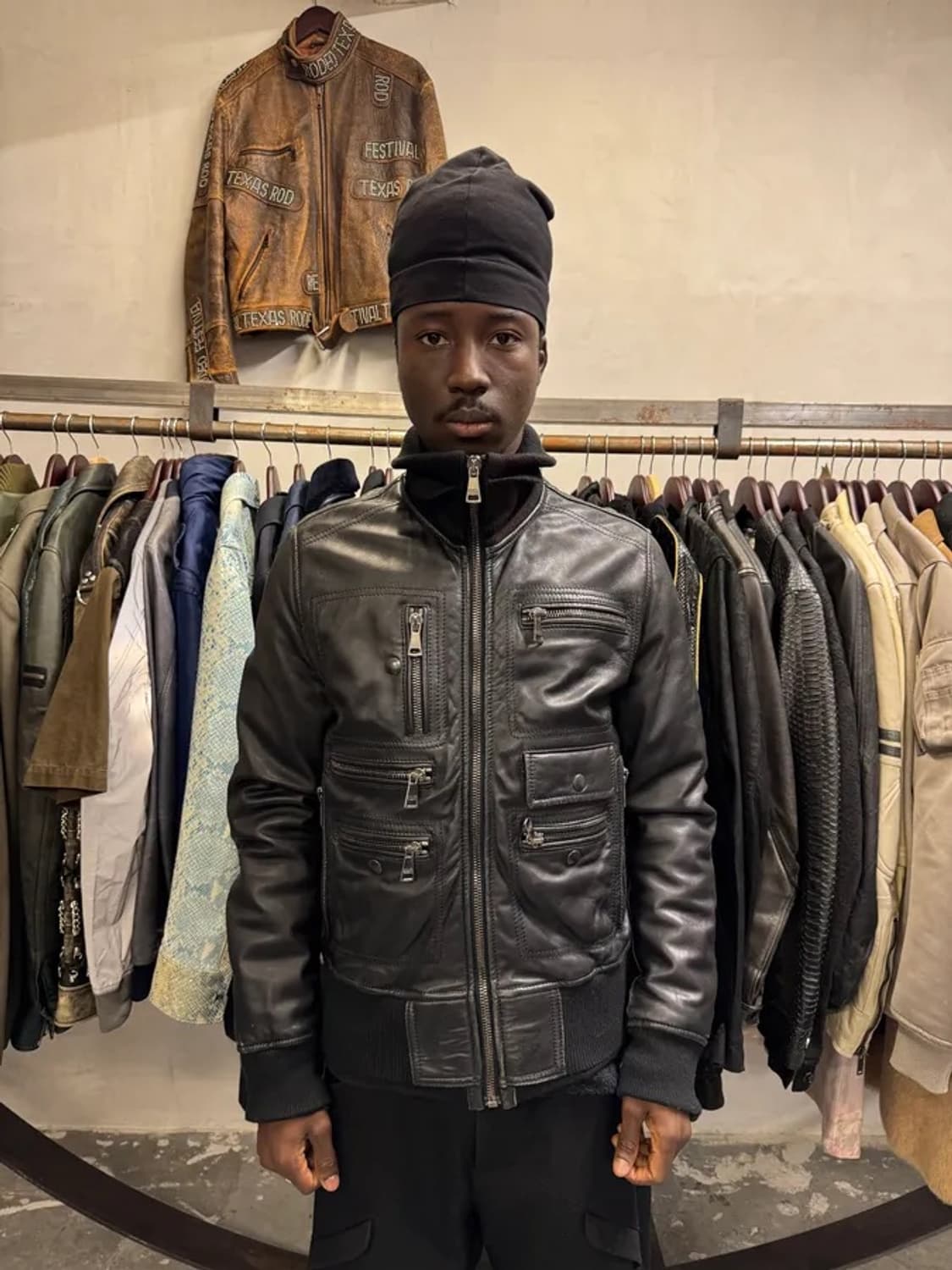 Dolce & Gabbana 00's leather bomber 상품이미지8