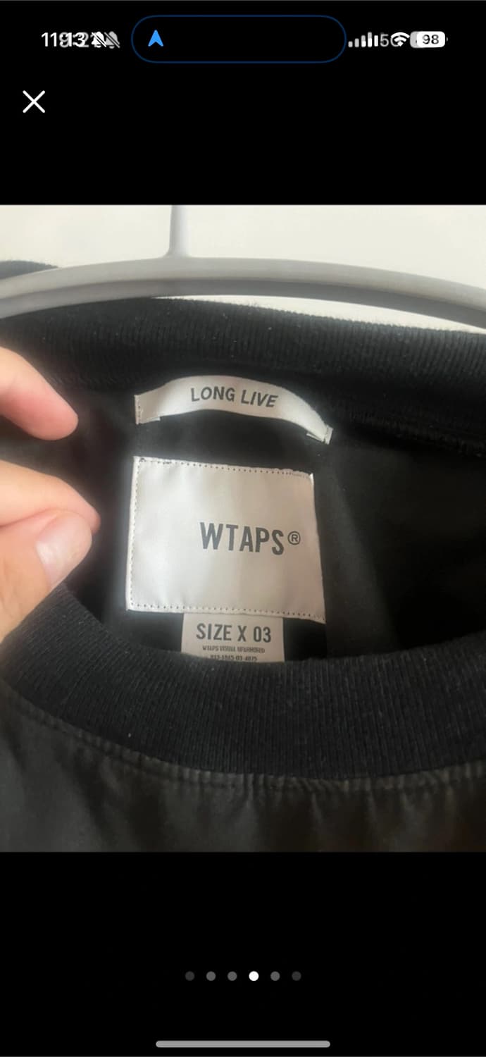Wtaps 반팔 티셔츠 블랙 19만 상품이미지4