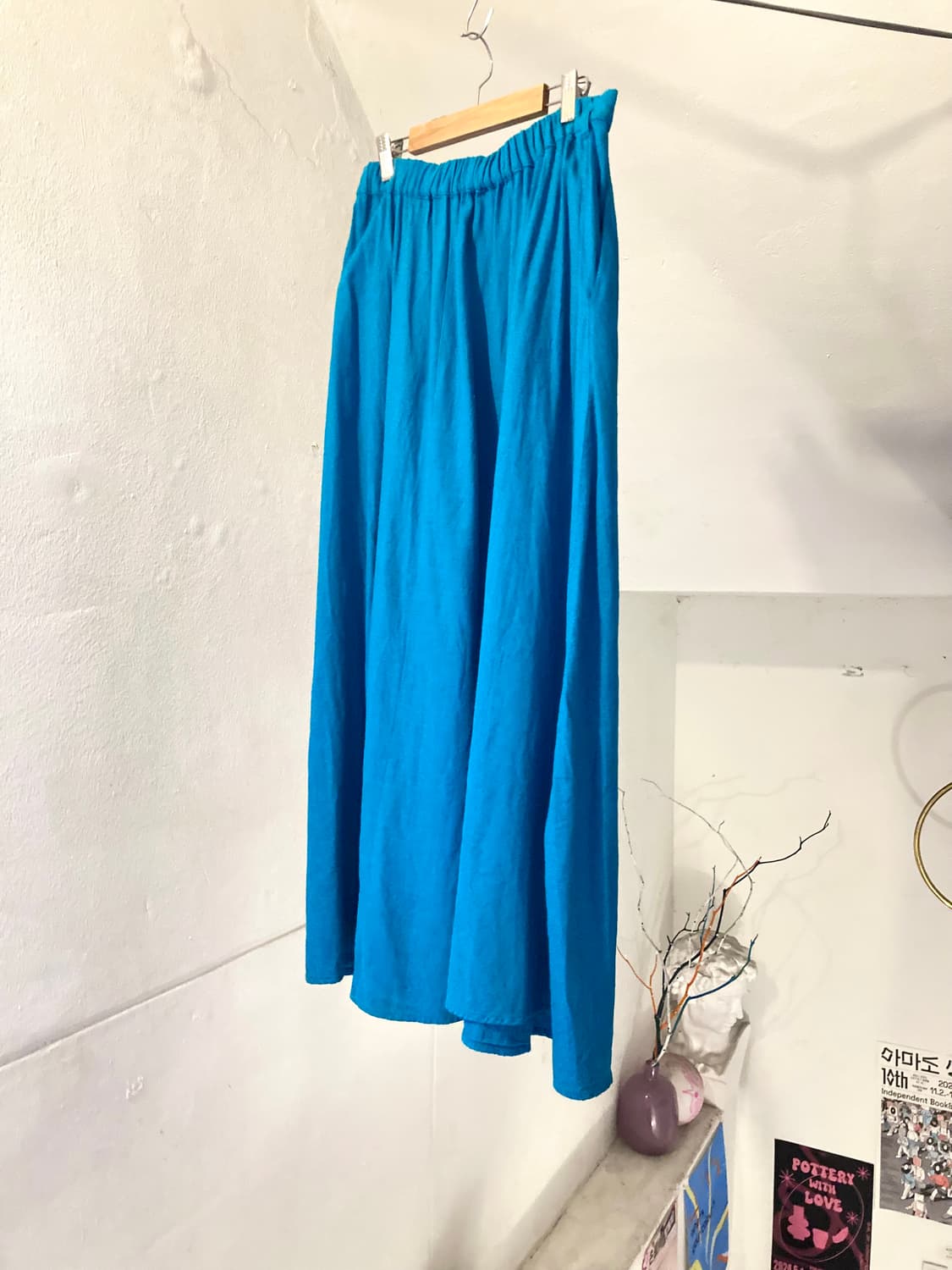 빈티지 청량 민트 스커트 상품이미지6