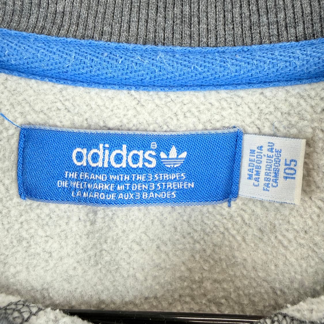 (105) 아디다스 파이어버드 맨투맨 차콜 상품이미지3