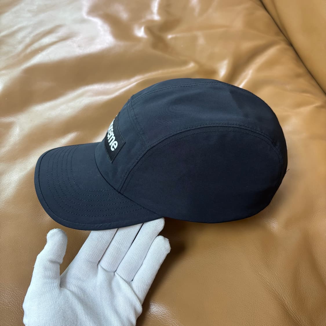 슈프림 캠프캡 모자 박스로고 25fw 고어텍스 블랙 상품이미지5