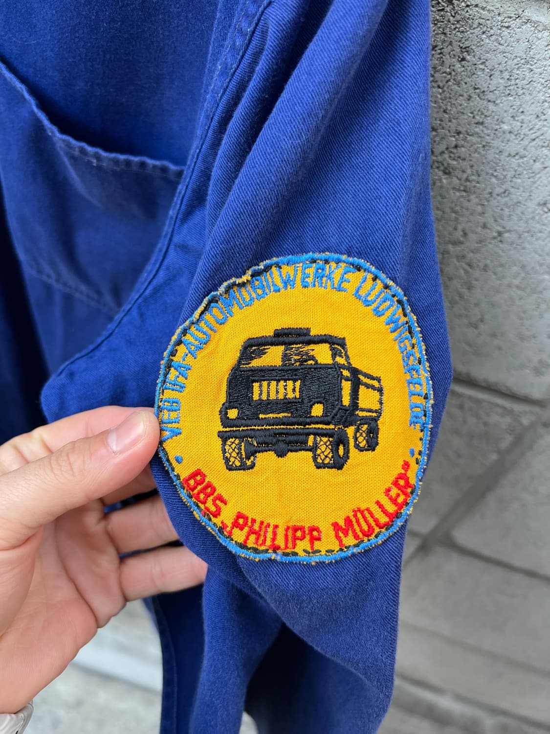 70s FRENCH FRIENDSHIP FADED NAVY 프렌워크자켓 상품이미지3