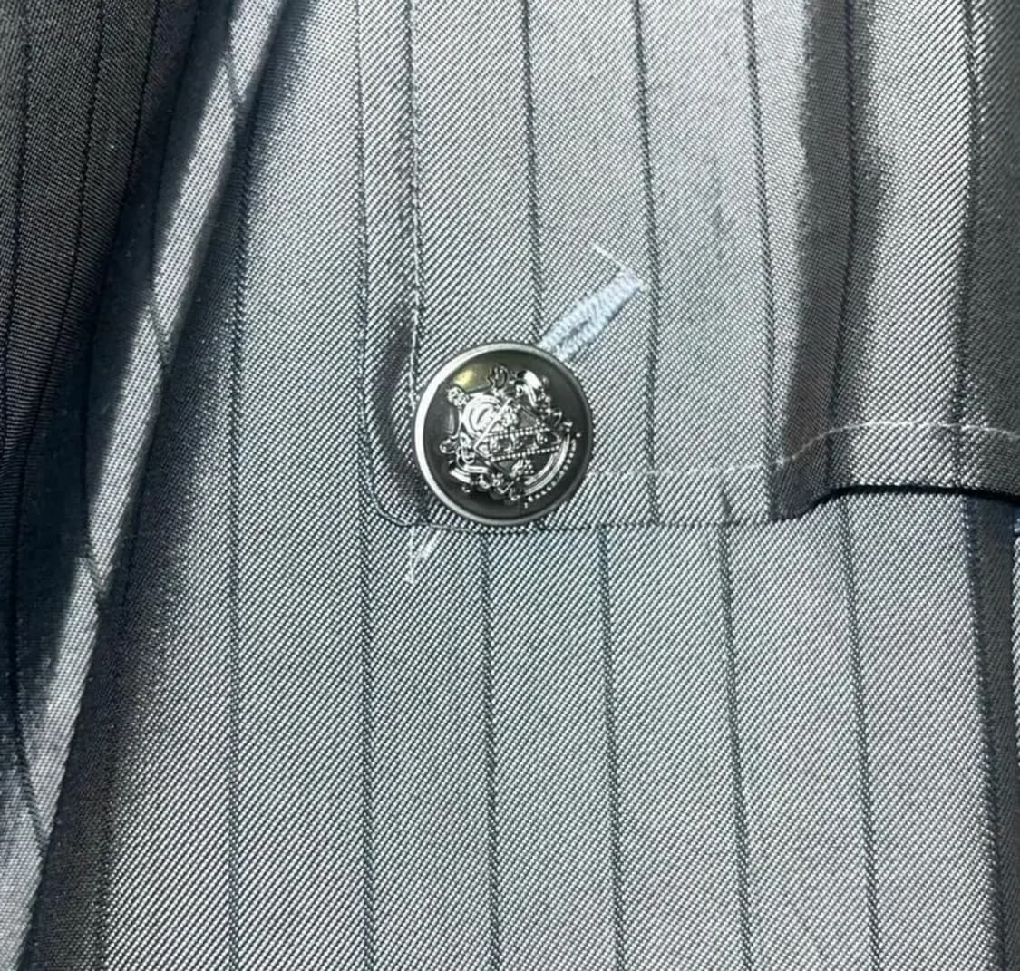 빈티지 샤이닝 실버 코트 상품이미지4