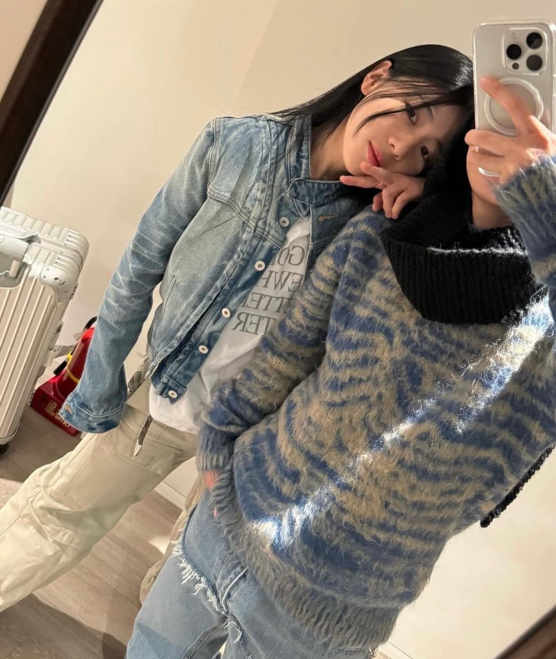 와이프로젝트 후크 데님 자켓 M 상품이미지1