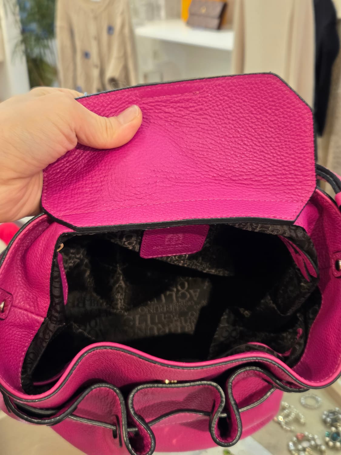 브루노마글리 핫핑크 버킷백 상품이미지9