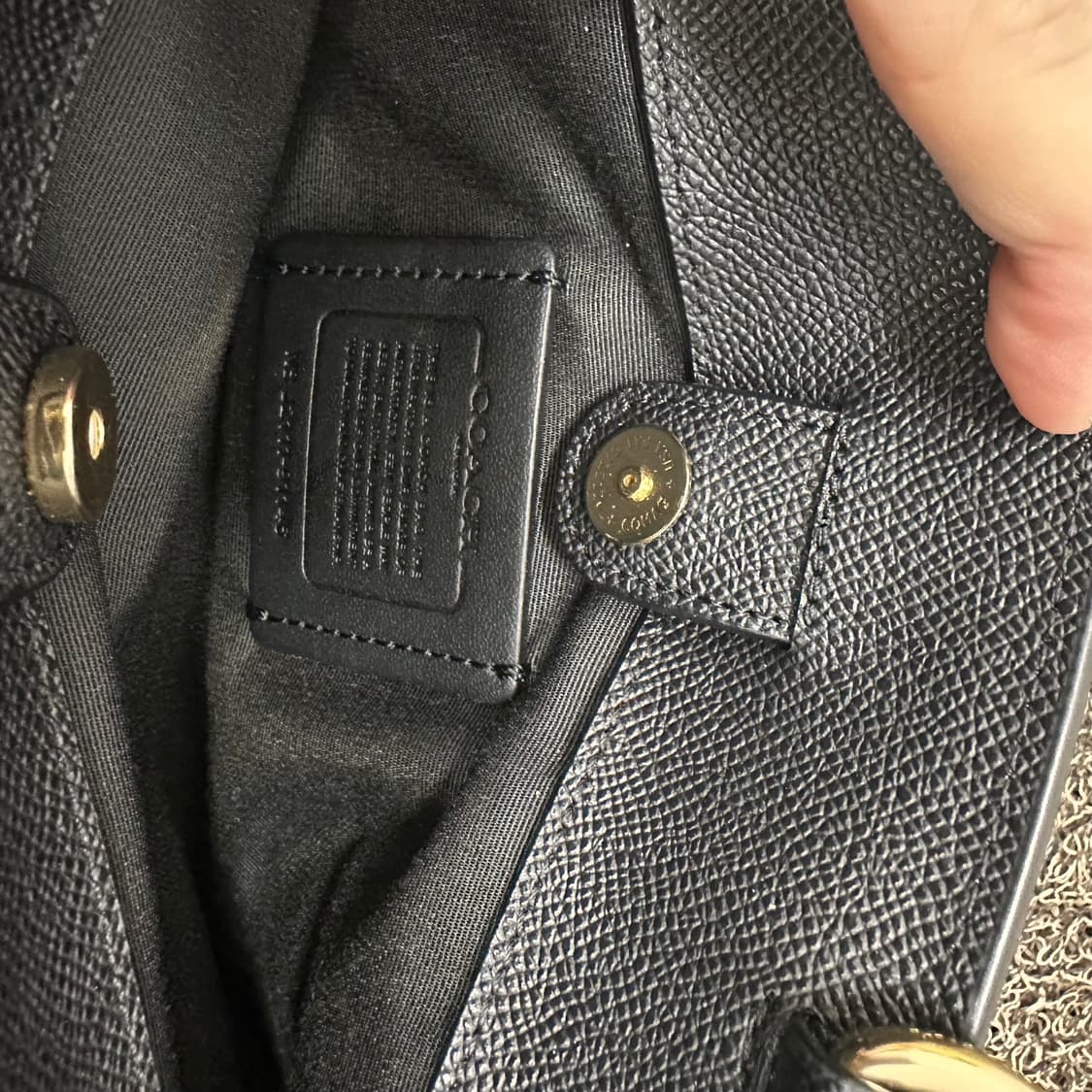 COACH 코치 여성 미니 크로스백 가방 블랙 상품이미지8