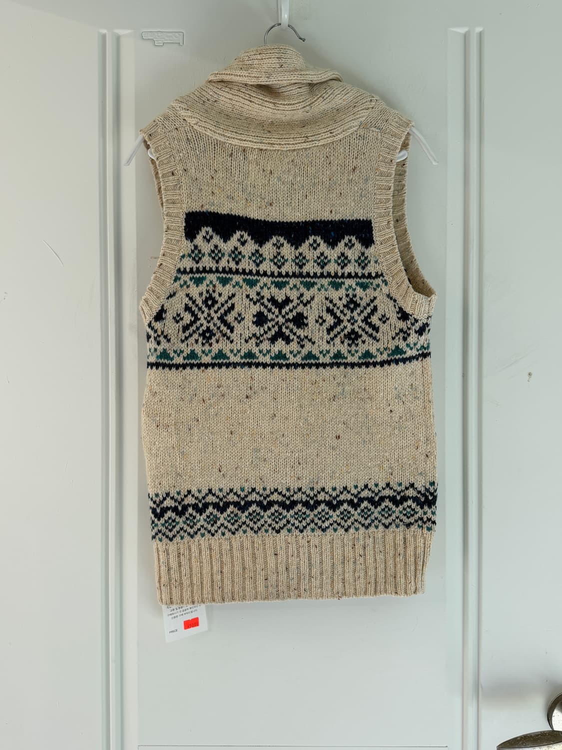 일본빈티지 노르딕 울 베스트 상품이미지8