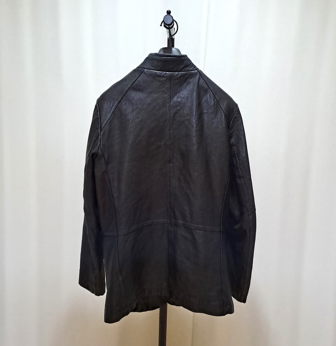 (택포) 레노마 양가죽 블랙자켓 100-105 A896 상품이미지5