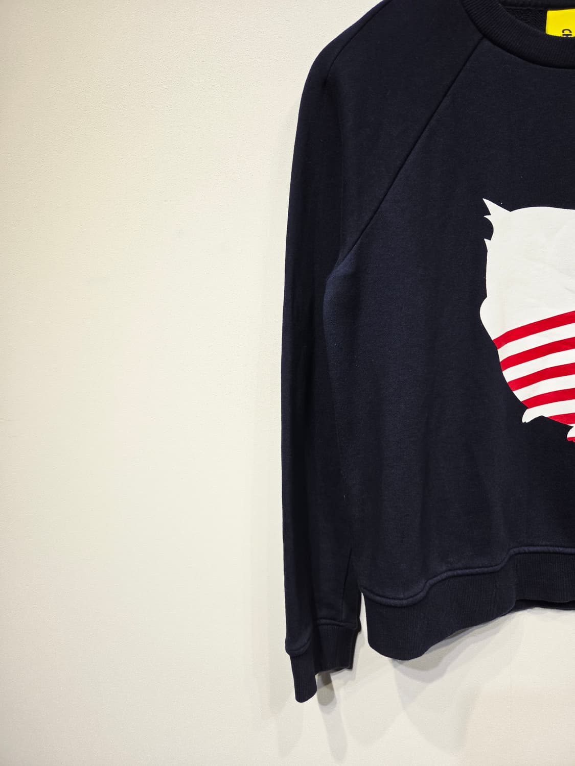 럭키슈에뜨(LUCKY CHOUETTE) 스트라이프 부엉이 맨투맨 상품이미지4