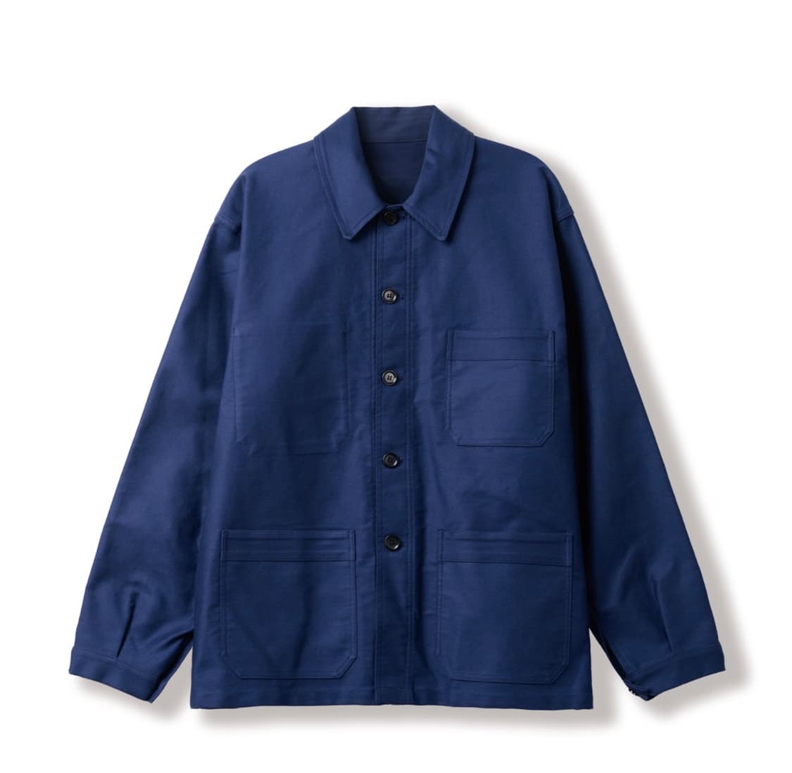 [2] 스테디에브리웨어(sew) 몰스킨 프렌치 워크 자켓 네이비 블루 상품이미지1