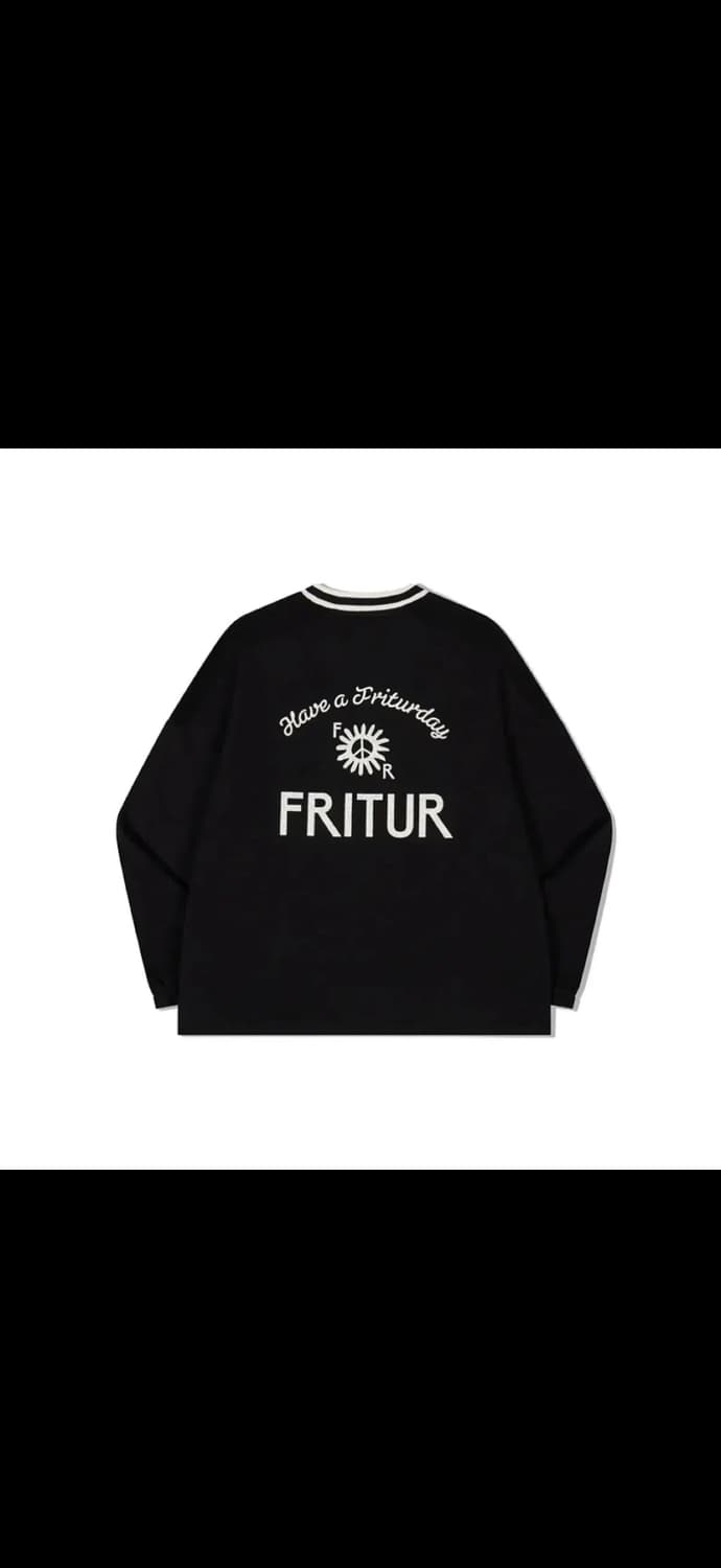 프리터 맨투맨 Rugby Graphic Sweatshirt Black 상품이미지3