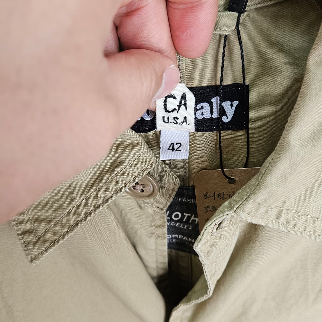 모니탈리 코튼 포플린 초어자켓 / 100~105 상품이미지3