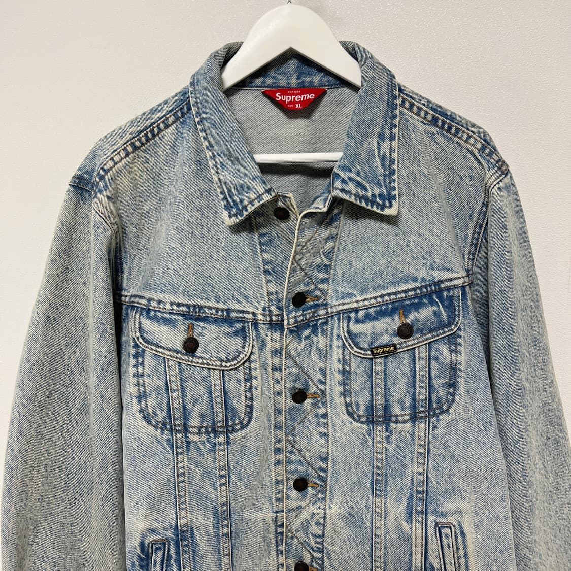 슈프림 16SS 데님 트러커 자켓 연청  상품이미지5