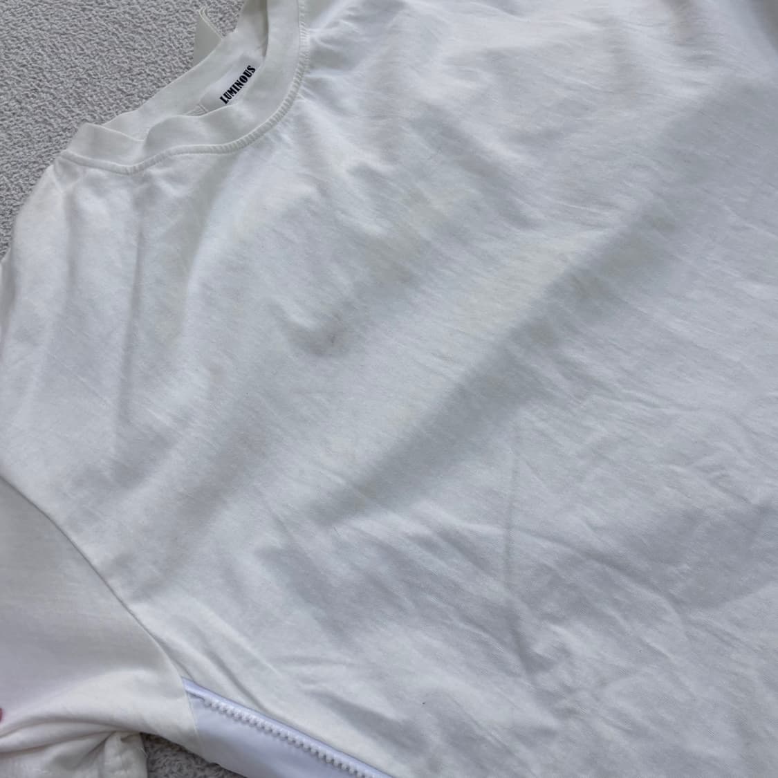 실측확인 루미너스 러닝 반팔 티셔츠 0416E 상품이미지5