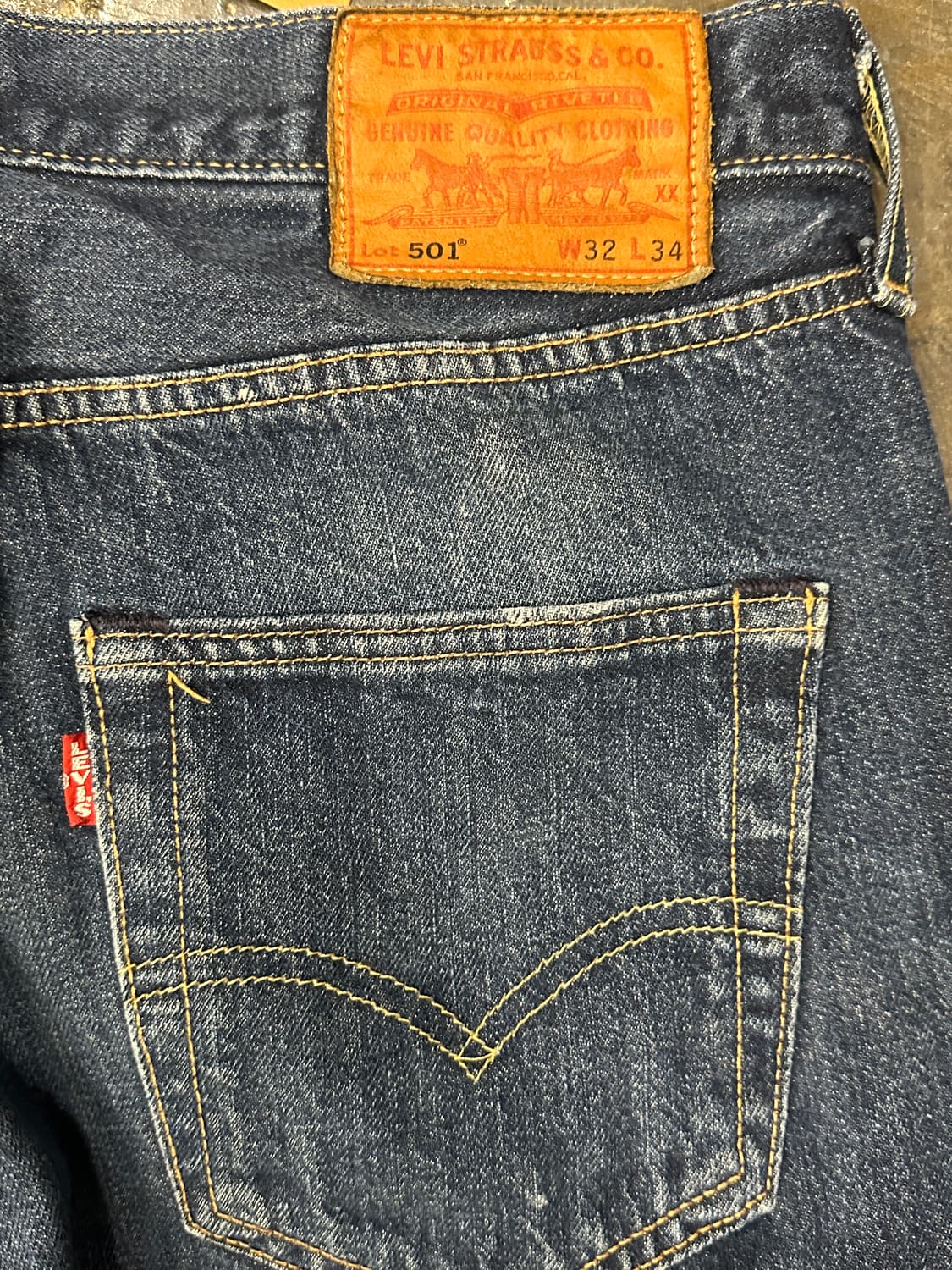 리바이스 501 프리미엄 W32 L34 상품이미지5