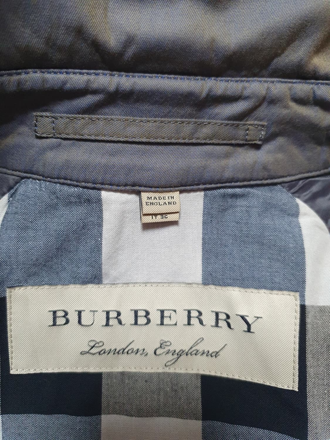 버버리 런던 미스틱 카키 스모키 트렌치코트 S 상품이미지7