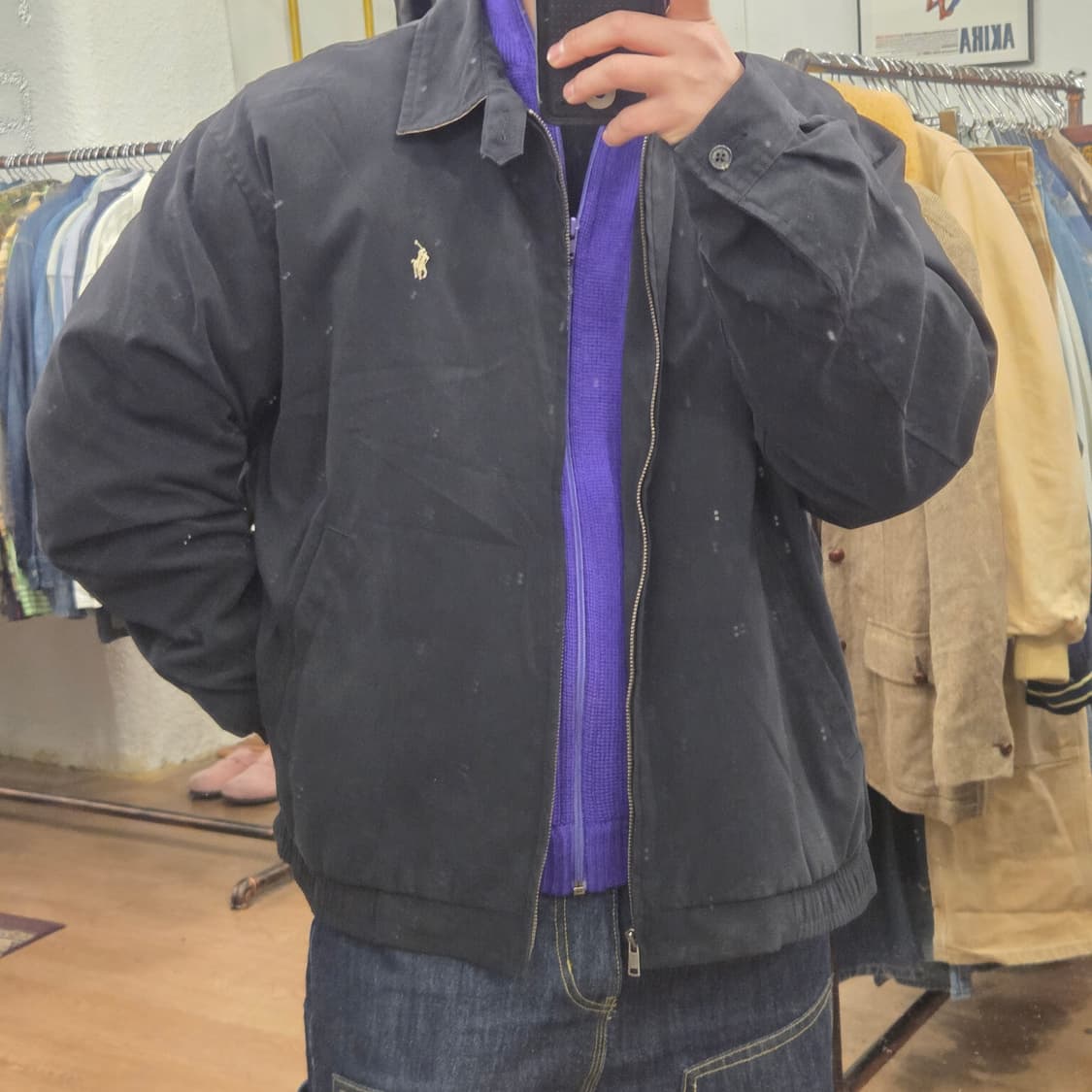 폴로 폴리쉘 스윙톱 스윕탑 바이 스윙 자켓 L 상품이미지8