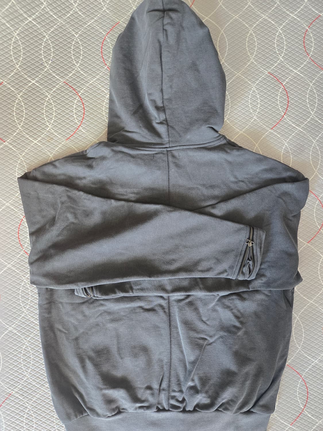 해칭룸 Boxer Zip Hoodie Pigment Charcoal 상품이미지3