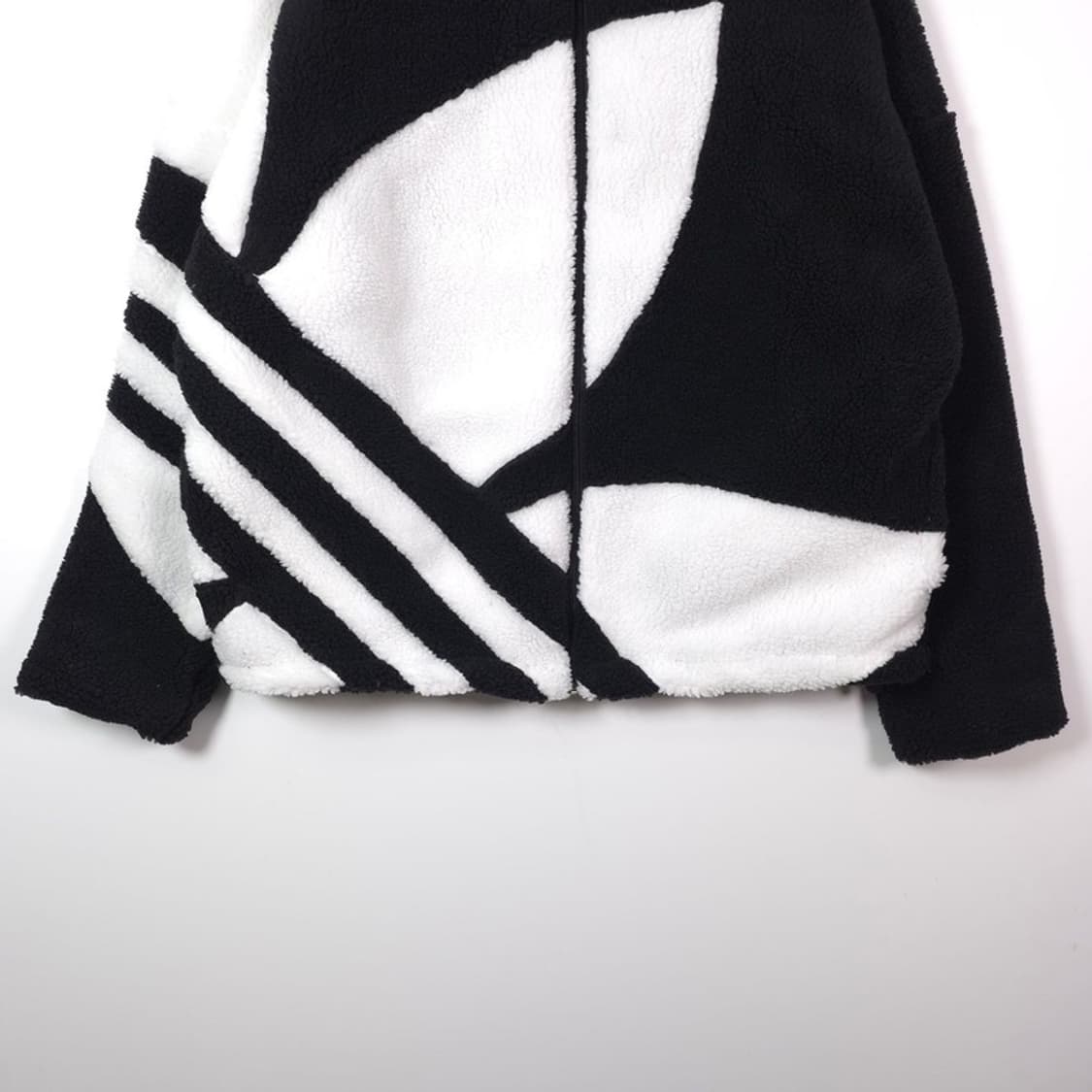 아디다스 오리지널 빅 트레포일 쉐르파 후리스 집업 자켓 2XL 상품이미지4