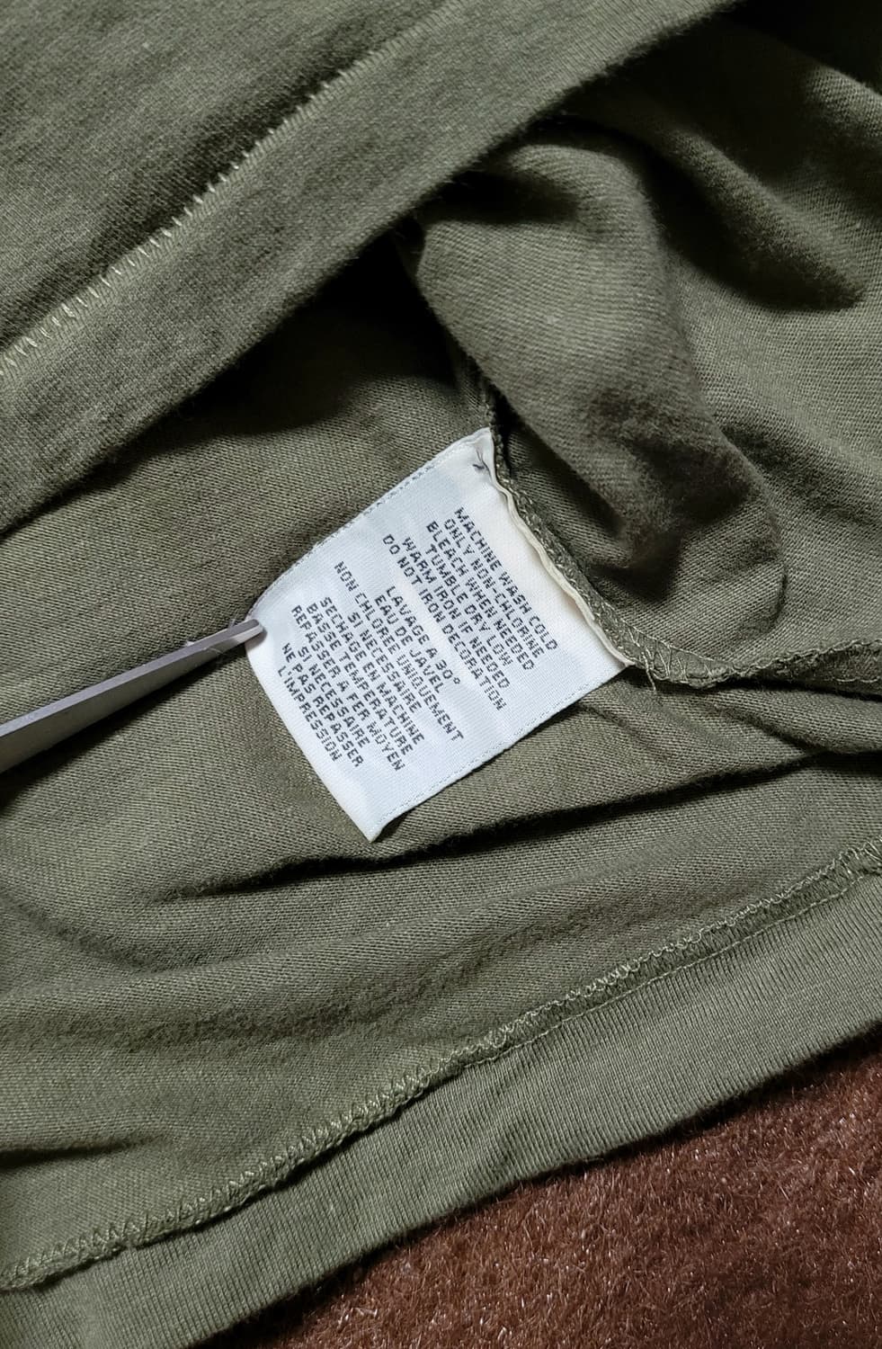 (새상품)데님앤서플라이 남성용 올리브그린 반팔티셔츠(XL) 상품이미지6