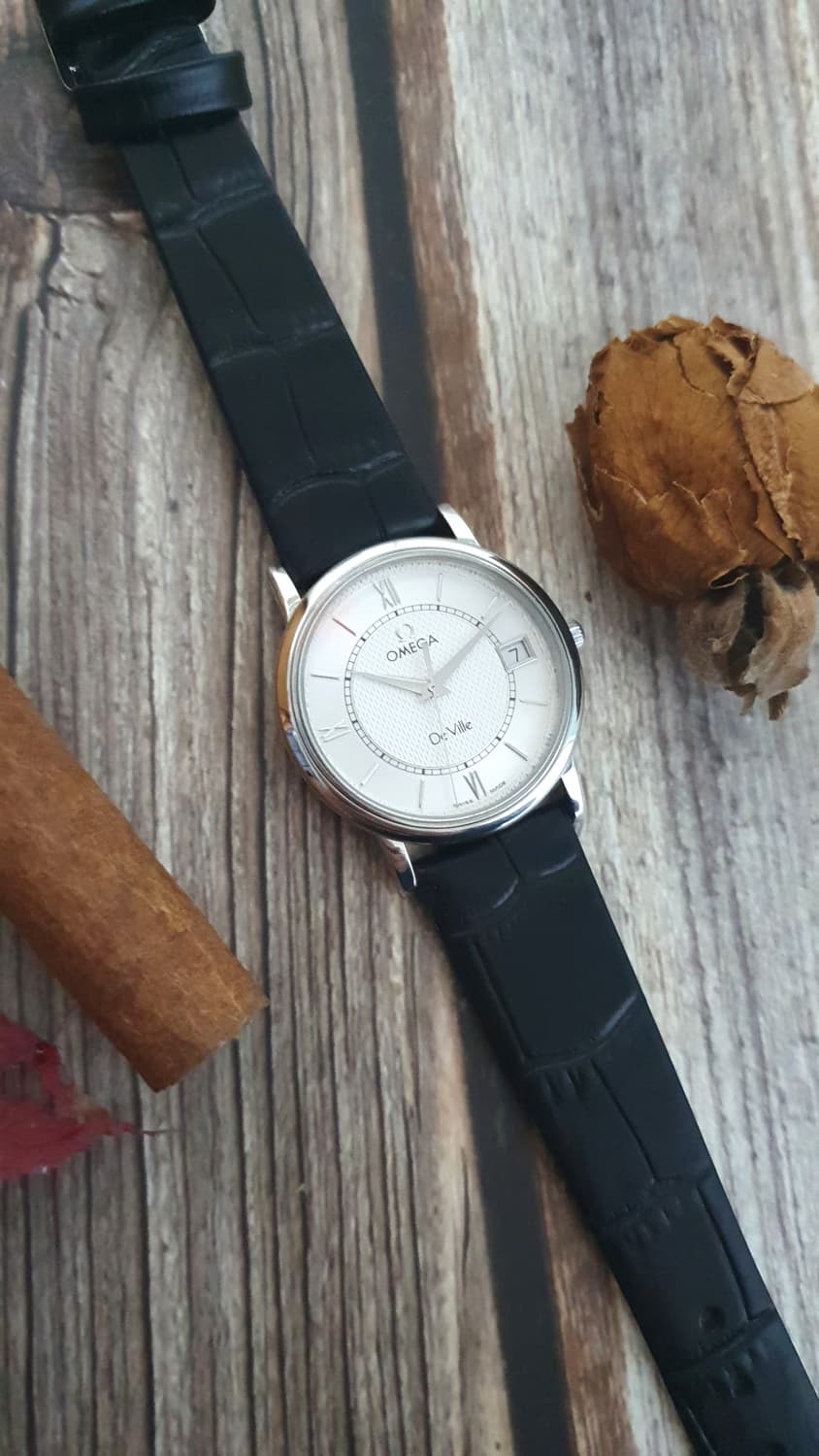 오메가 드빌 프레스티지 남여공용 쿼츠시계 상품이미지7