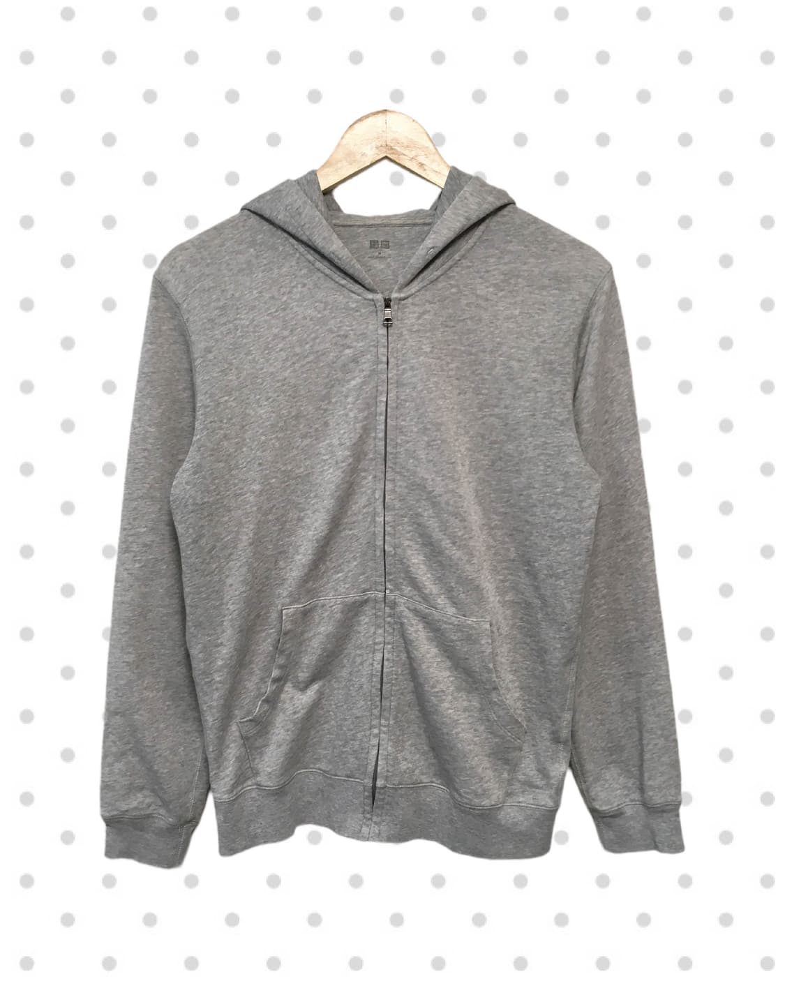 vintage zip-up hoodie gray 상품이미지5