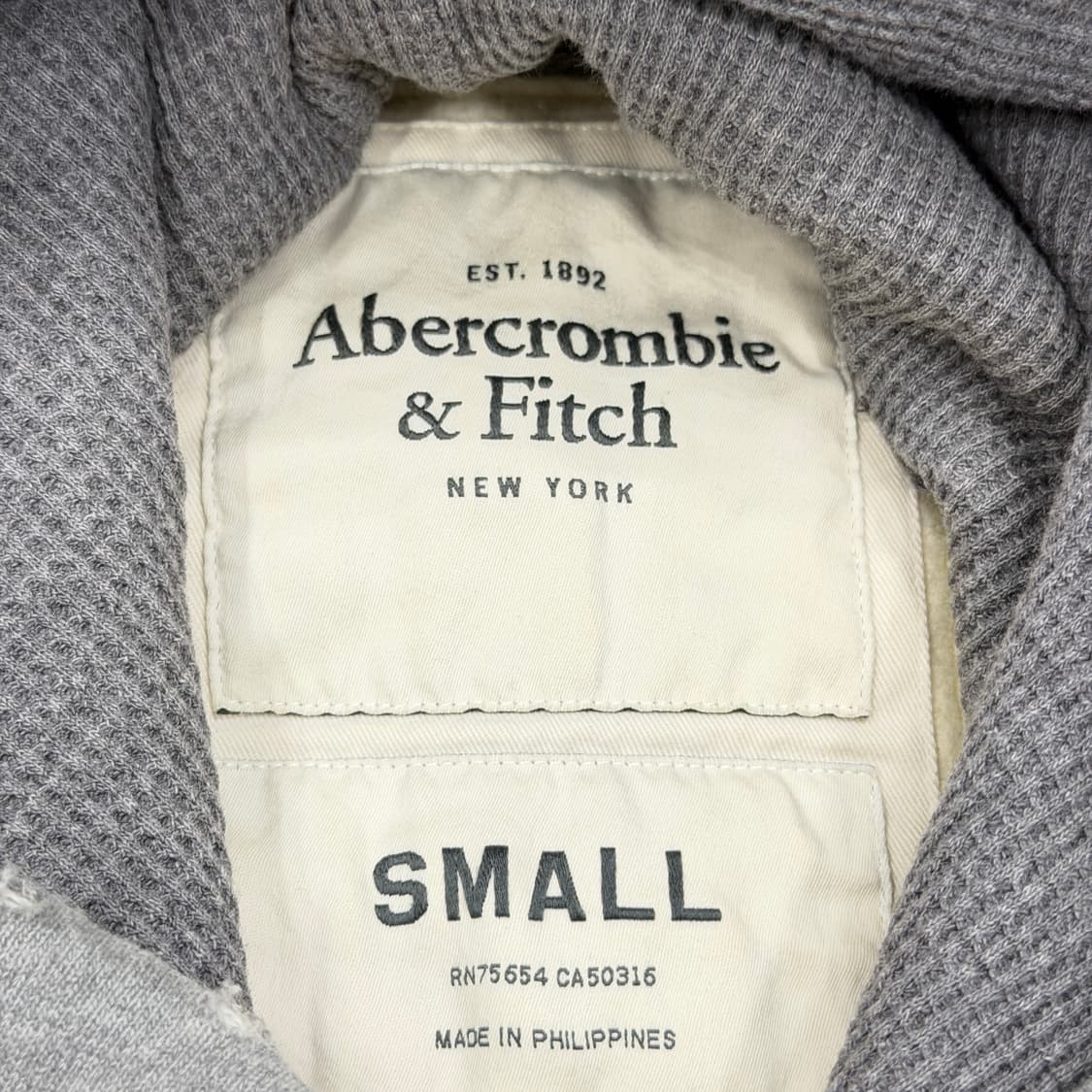 아베크롬비 빈티지 Y2K 워싱 기모 후드티 S 상품이미지4