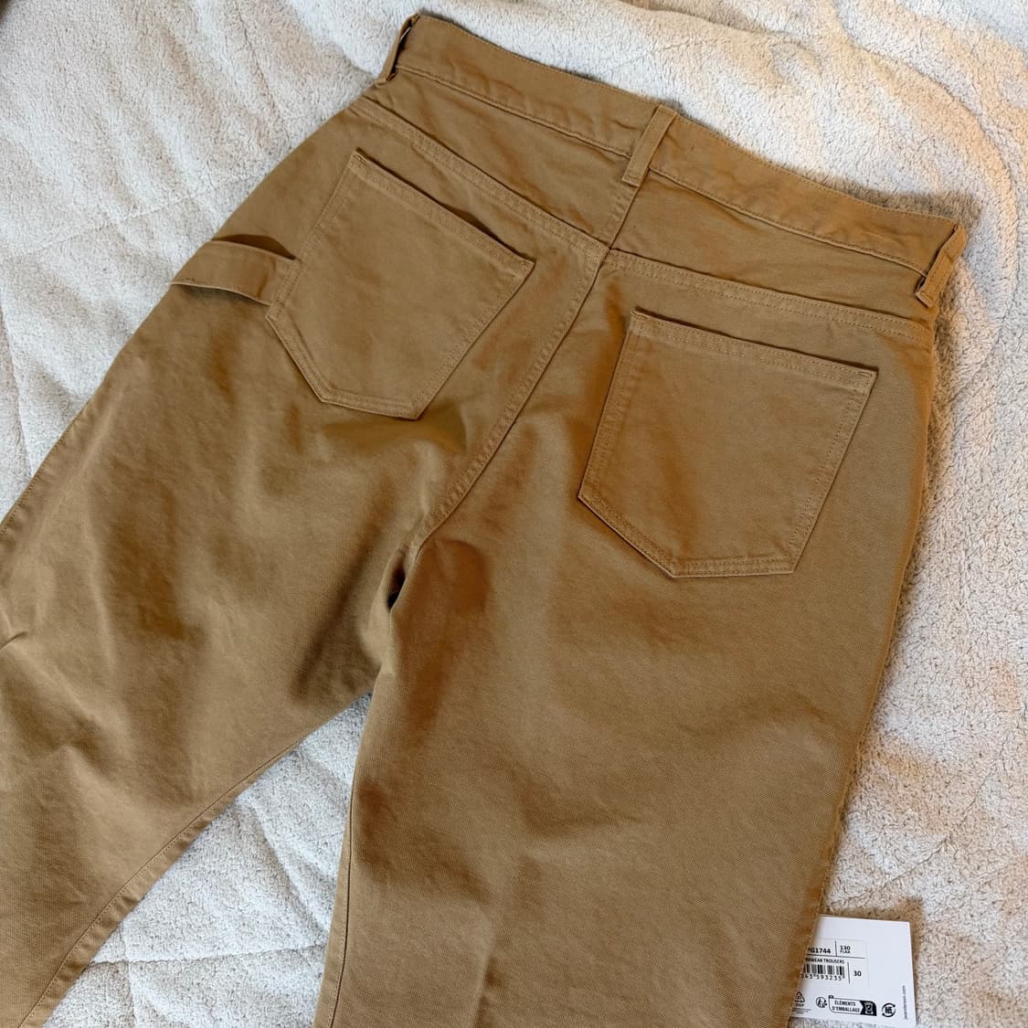 [30] JW앤더슨 트위스티드 워크 코튼 팬츠 베이지 상품이미지4