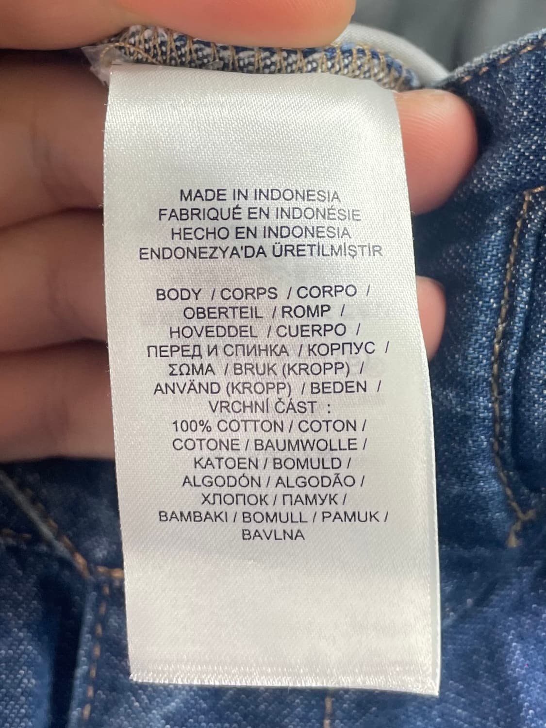 로렌 랄프로렌 와이드 데님 구르카팬츠 (onp.44)   상품이미지6