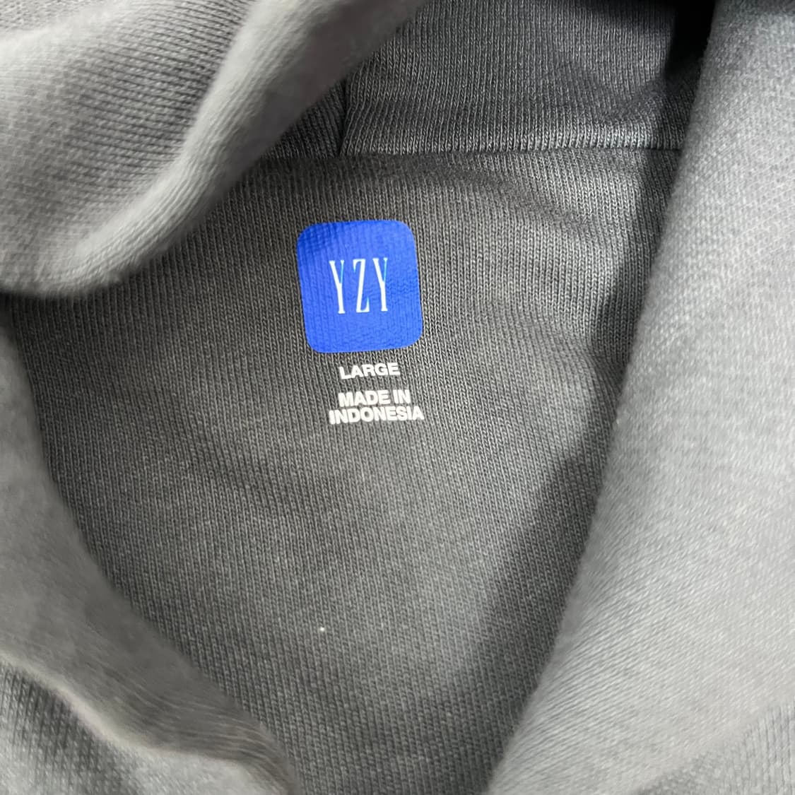 YEEZY 이지 갭 더블 레이어 후드집업 다크그레이 상품이미지5