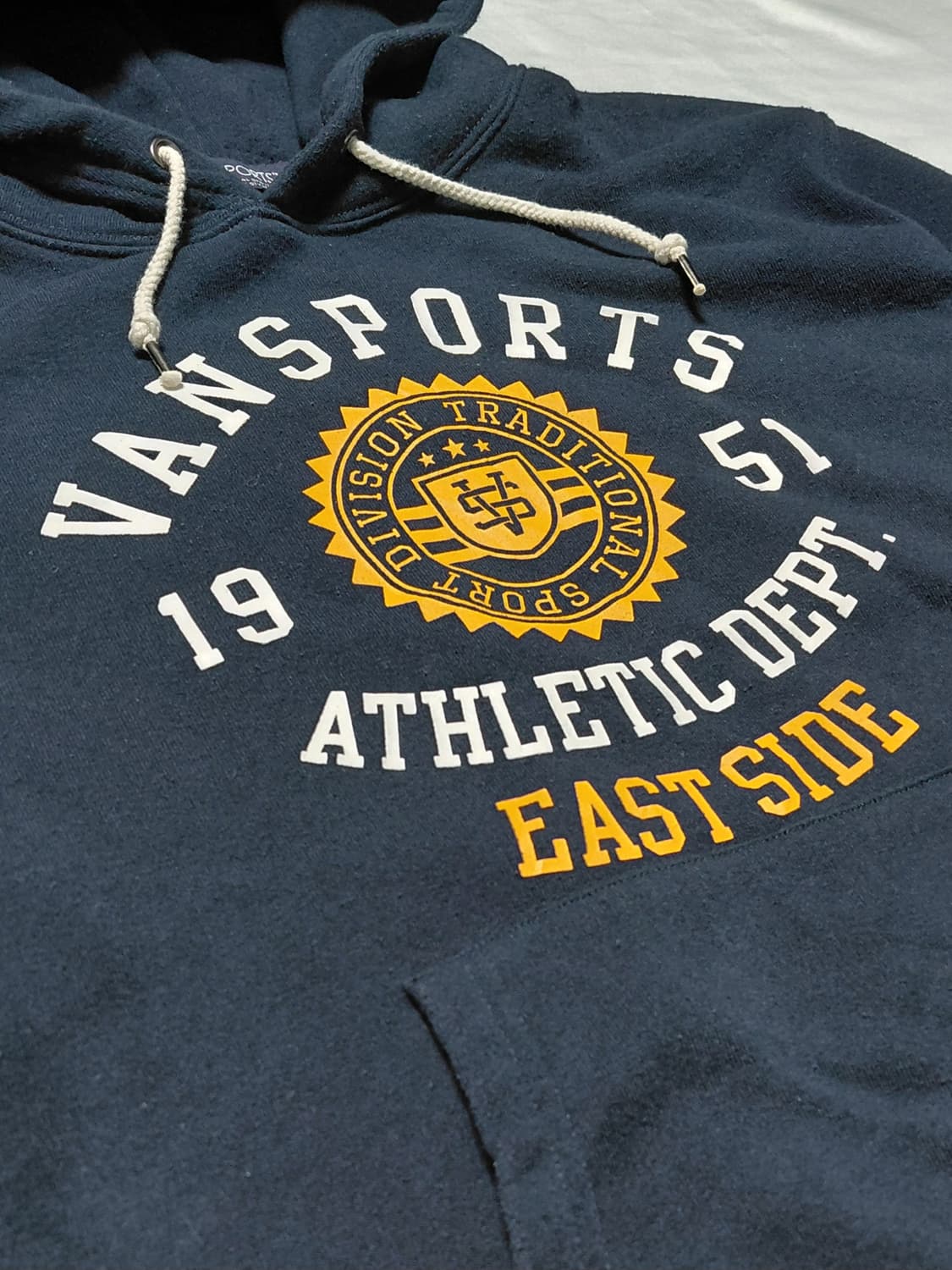 [M/남녀공용] VANSPORTS 반스포츠 빈티지 그래픽 후드티 상품이미지3