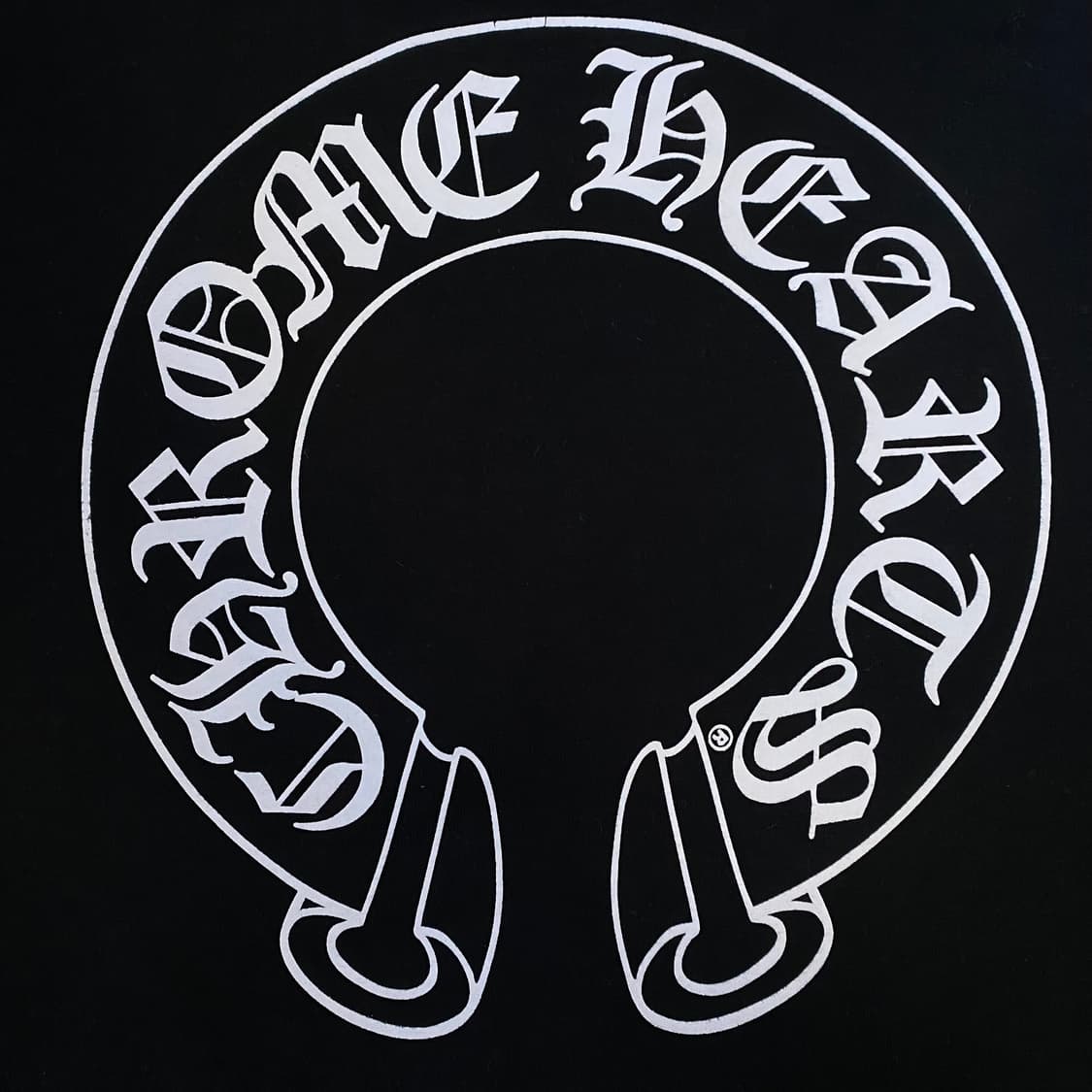 [L] 크롬하츠 홀스슈 플로랄 후드 집업 블랙 상품이미지6