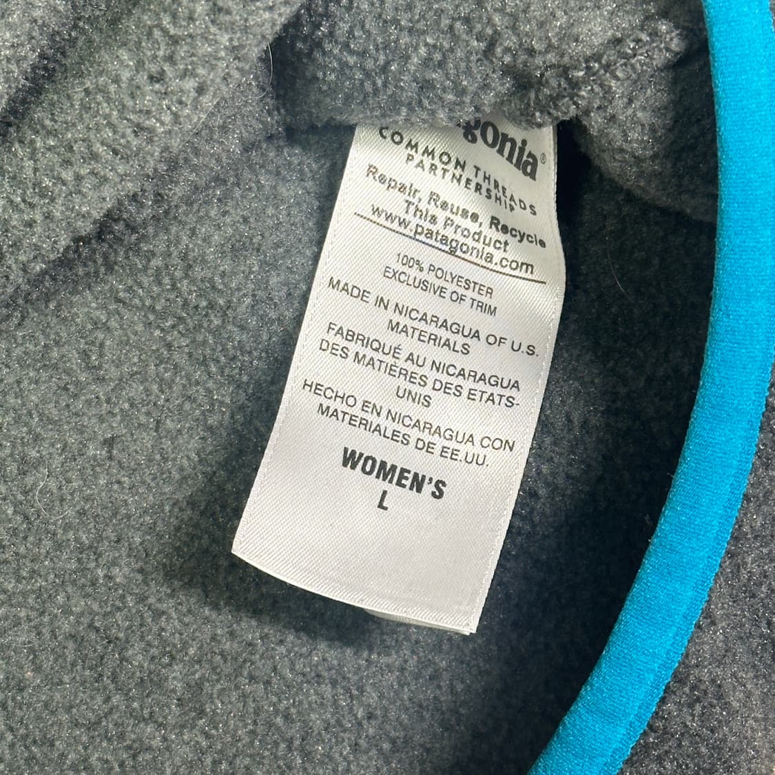 파타고니아 신칠라 스냅티 틸 Teal (우먼즈 L, 맨즈 95~100) 상품이미지7