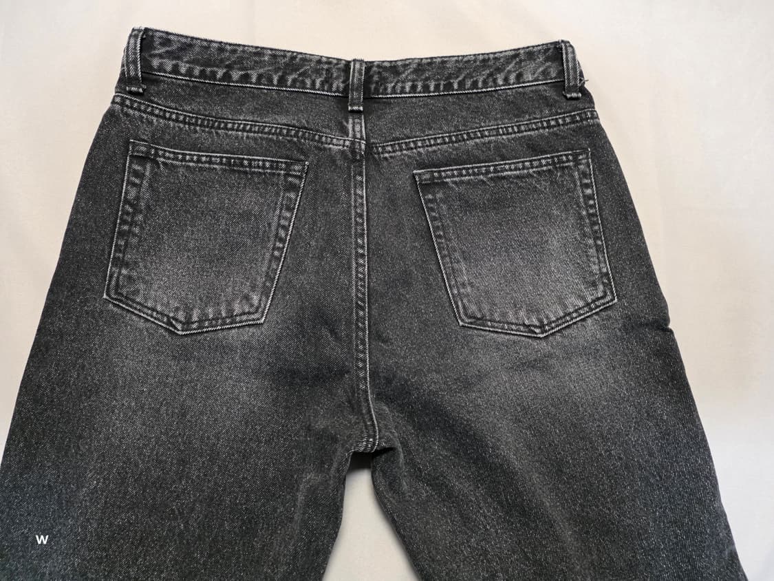 오더플리즈 블랙 데님 팬츠 [사이즈3] 상품이미지2