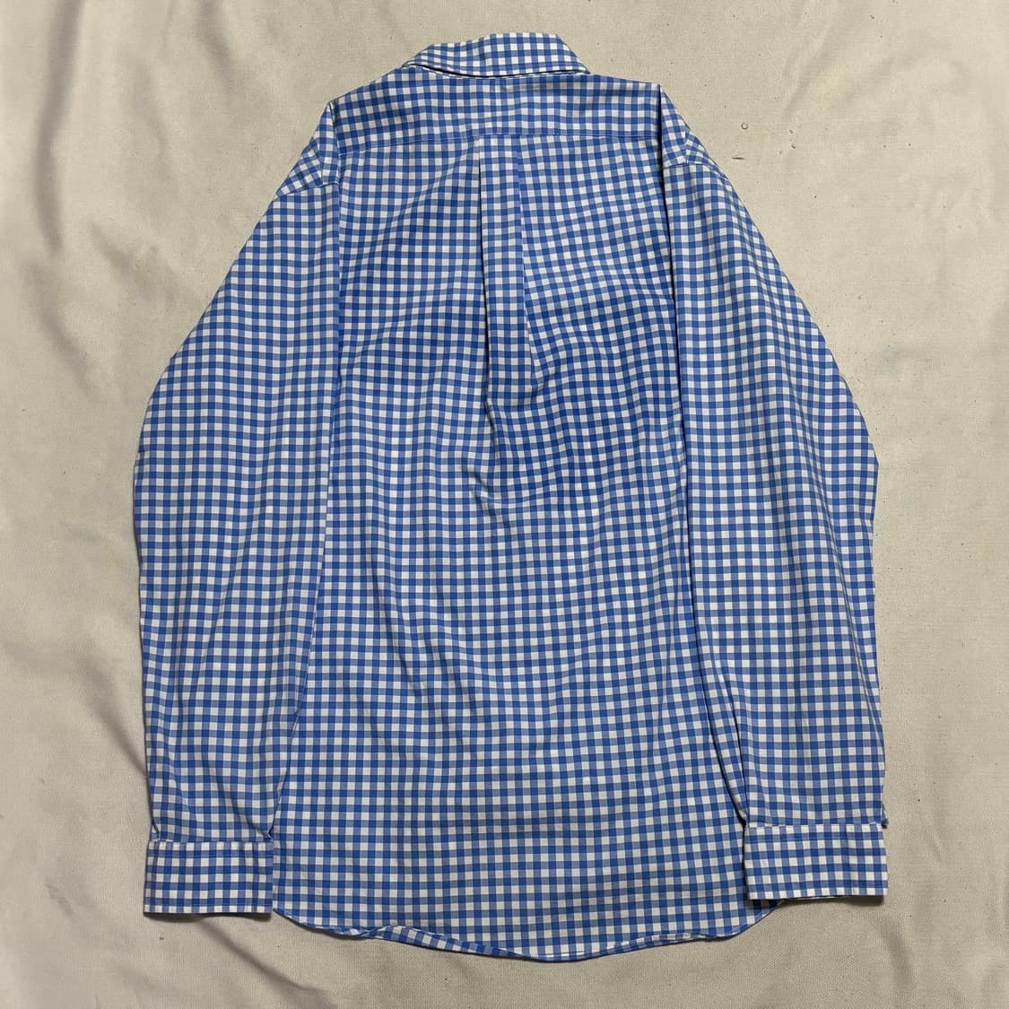 L 폴로랄프로렌 블루 포니 블루 체크 셔츠 상품이미지3