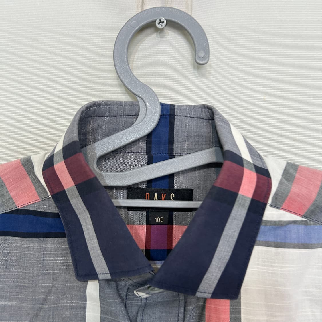 닥스 남성 체크 셔츠 100 상품이미지2