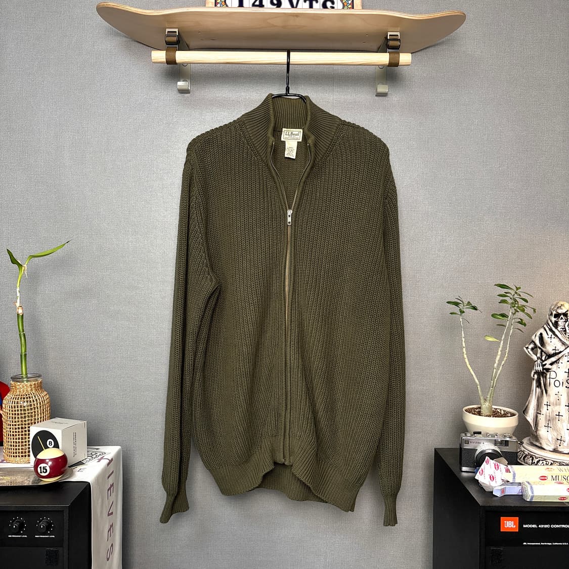 엘엘빈 니트집업가디건 상품이미지2