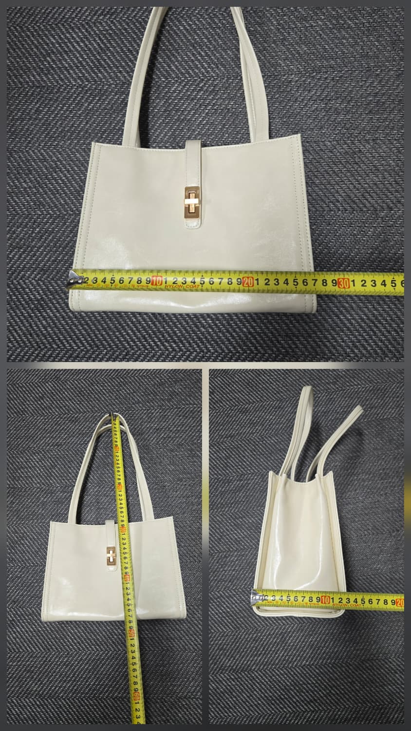 엠제이드 클래식 마틸다 M 아이보리 숄더백 상품이미지9