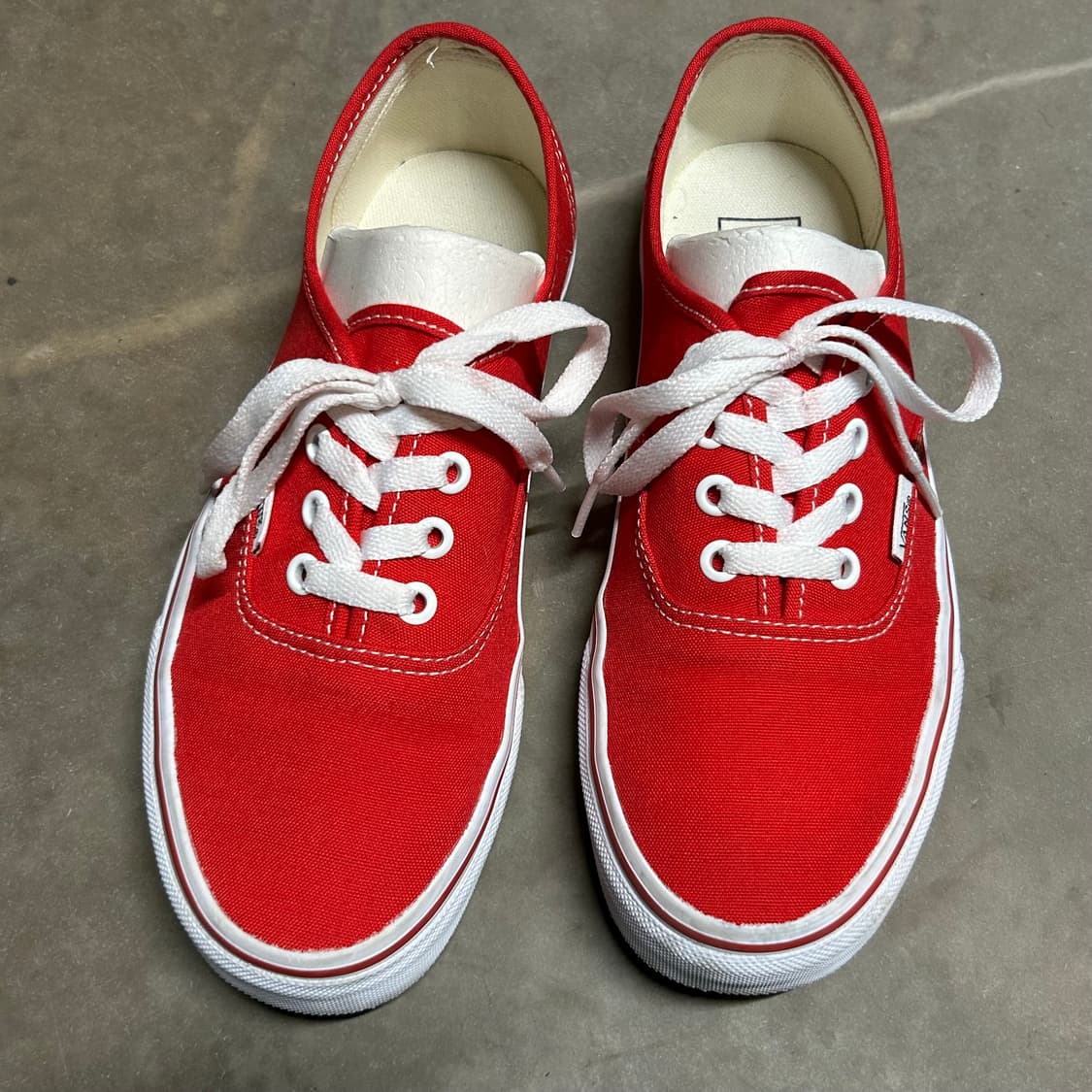 240) 반스 어센틱 레드 스니커즈 신발 상품이미지2