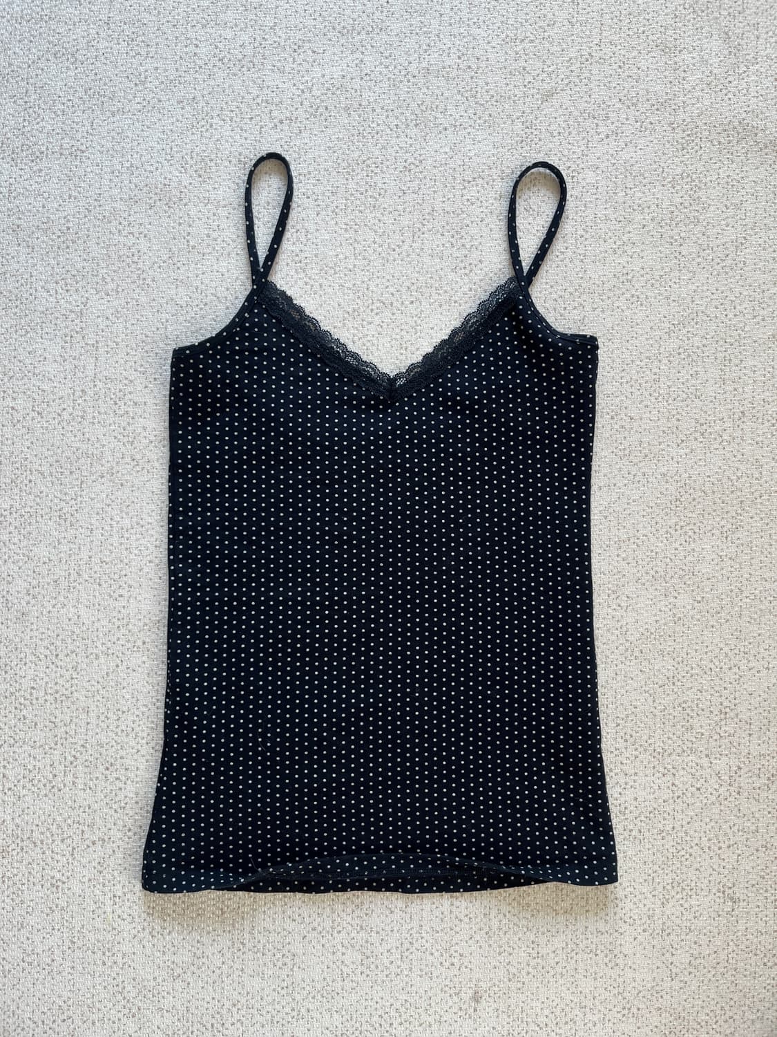 브랜디멜빌 도트 레이스 슬리브리스 탑 상품이미지1