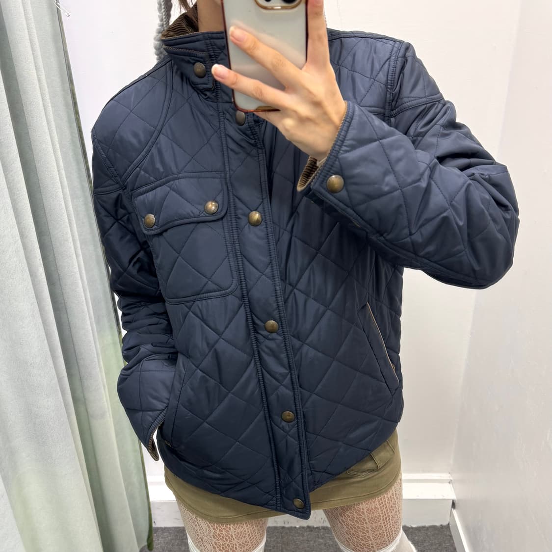 폴로 네이비 퀄팅자켓 상품이미지2