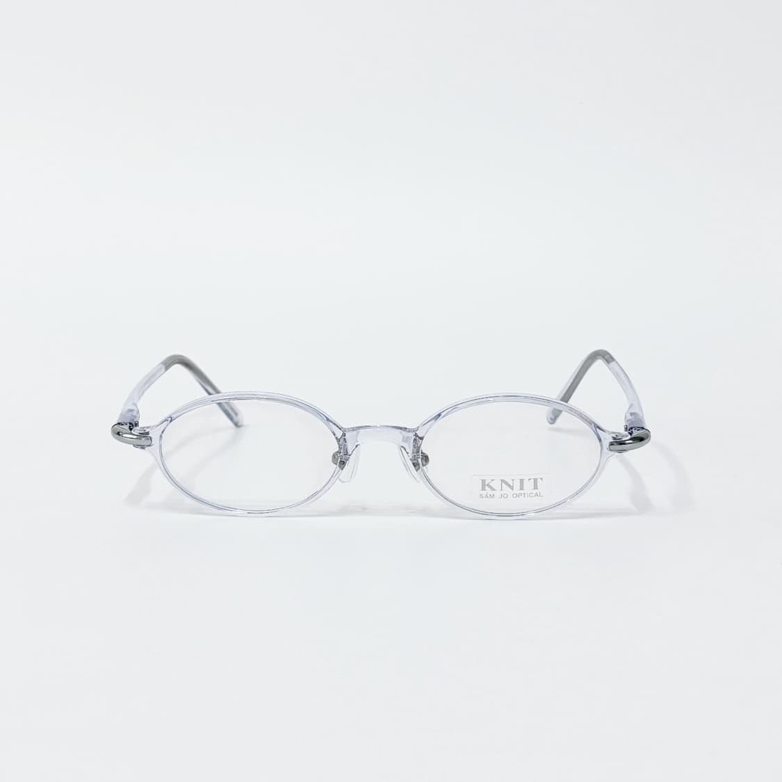 KNIT 소라색 오벌 뿔테 데드스탁 빈티지안경 상품이미지1
