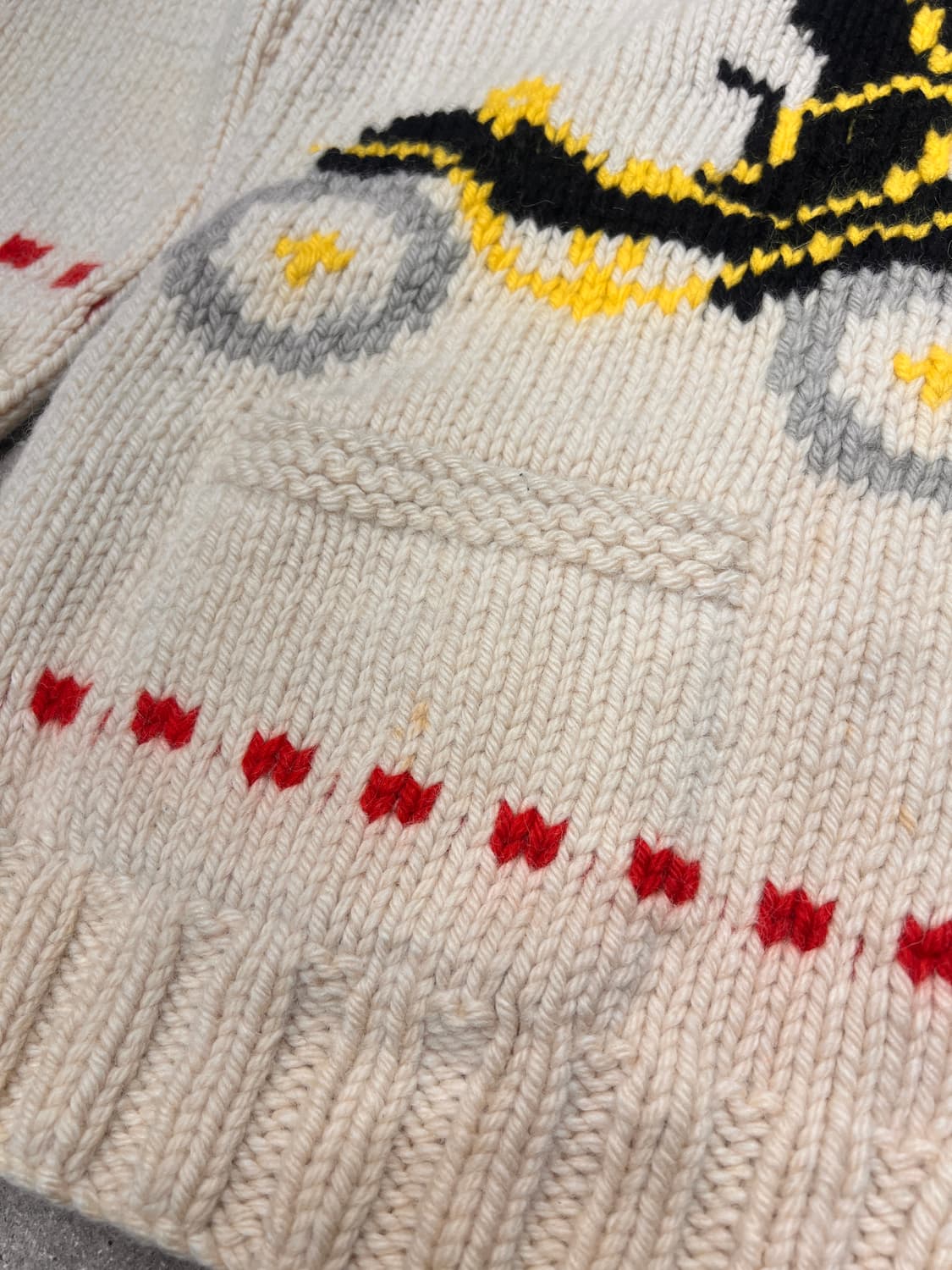 60‘s 코위찬 집업 스웨터  상품이미지9